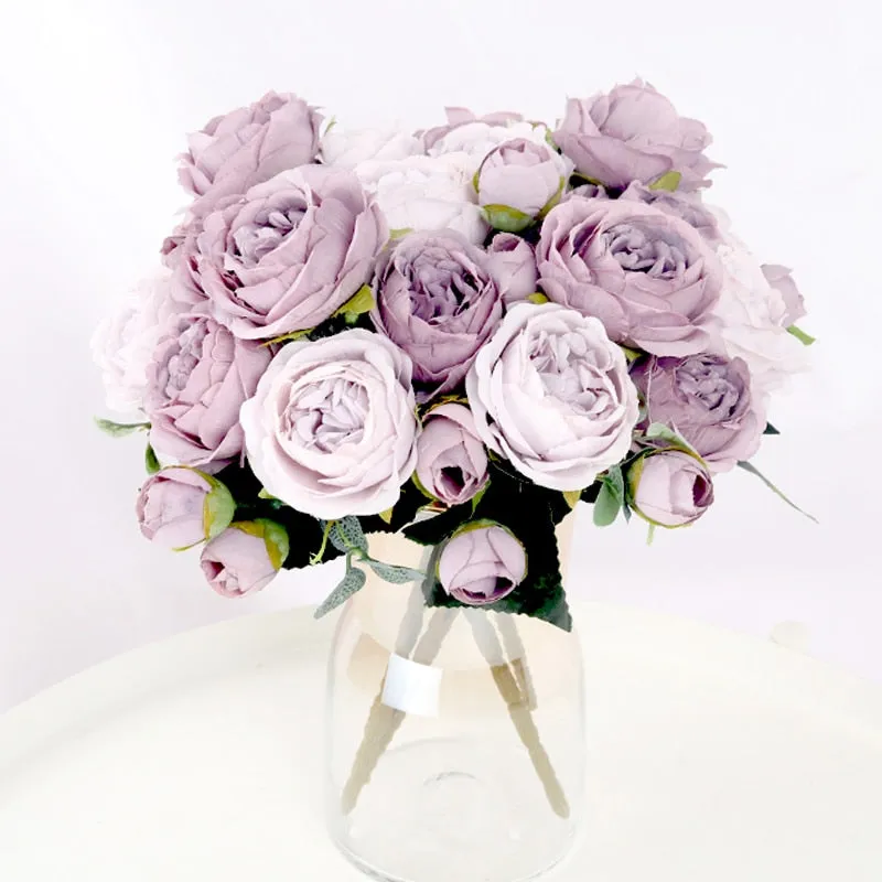 1 Bouquet 9 Heads Artificial Flowers