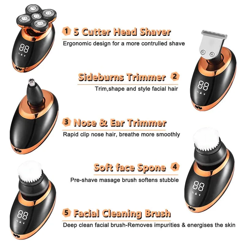 5 in 1 Rechargeable Electric Shaver