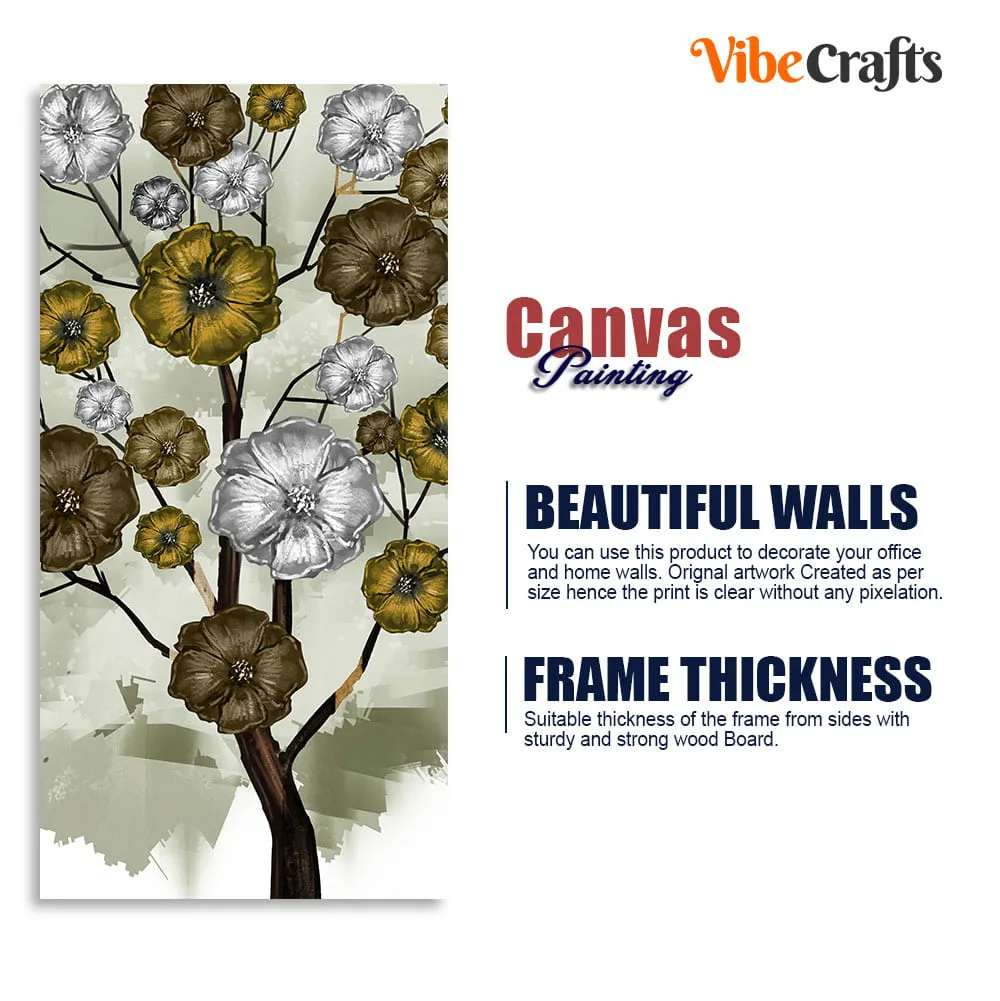 Abstract Flowers Designer Art Canvas Wall Painting