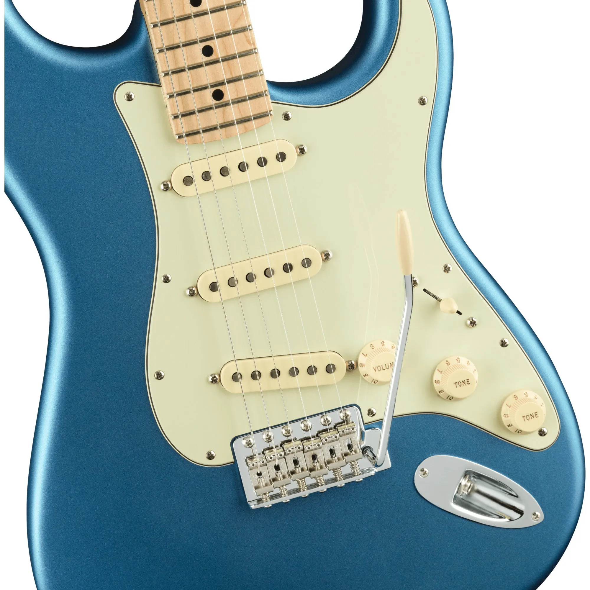 American Performer Stratocaster Electric Guitar, Satin Lake Placid Blue