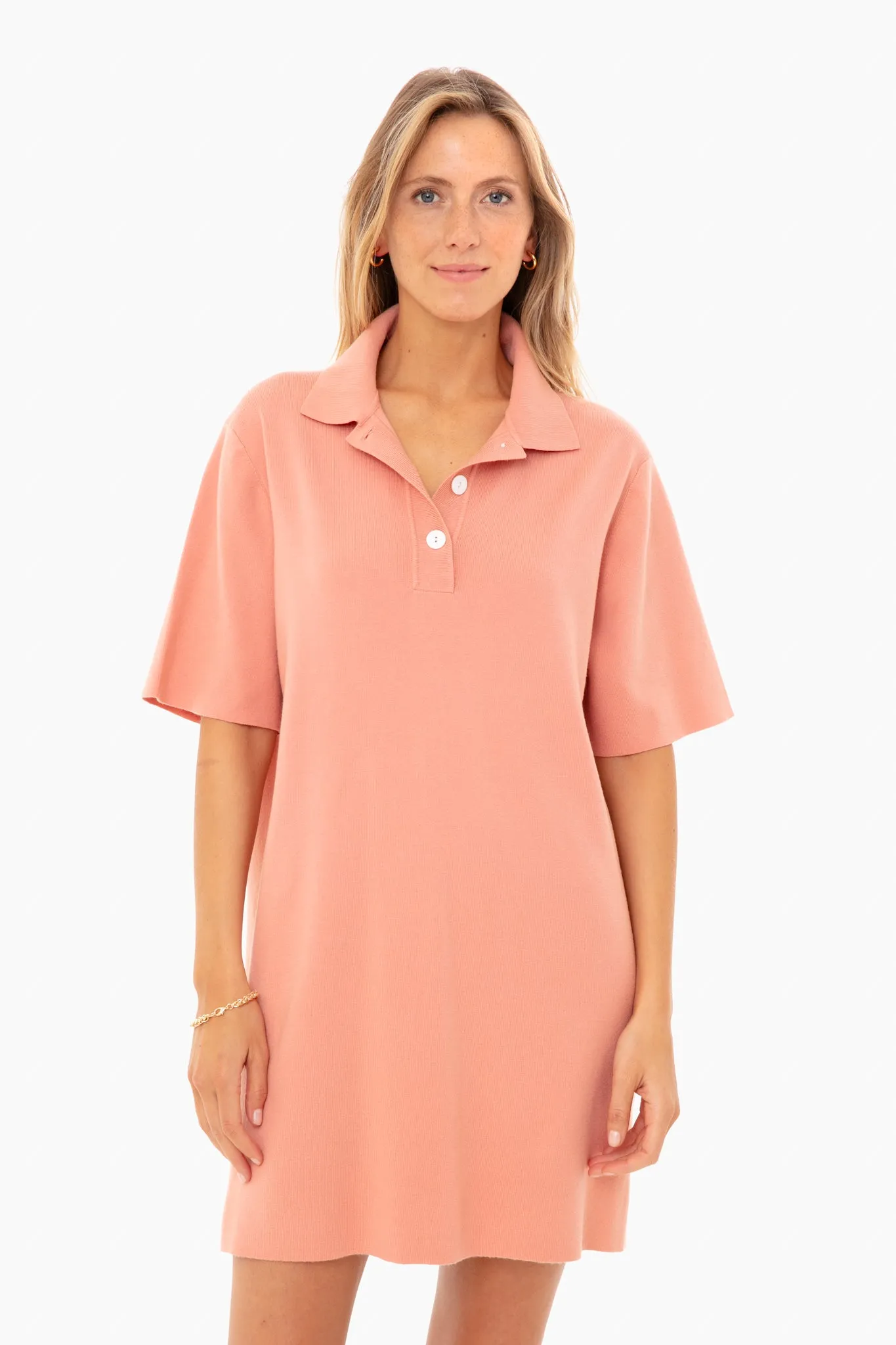 Apricot Channing Polo Mini Dress