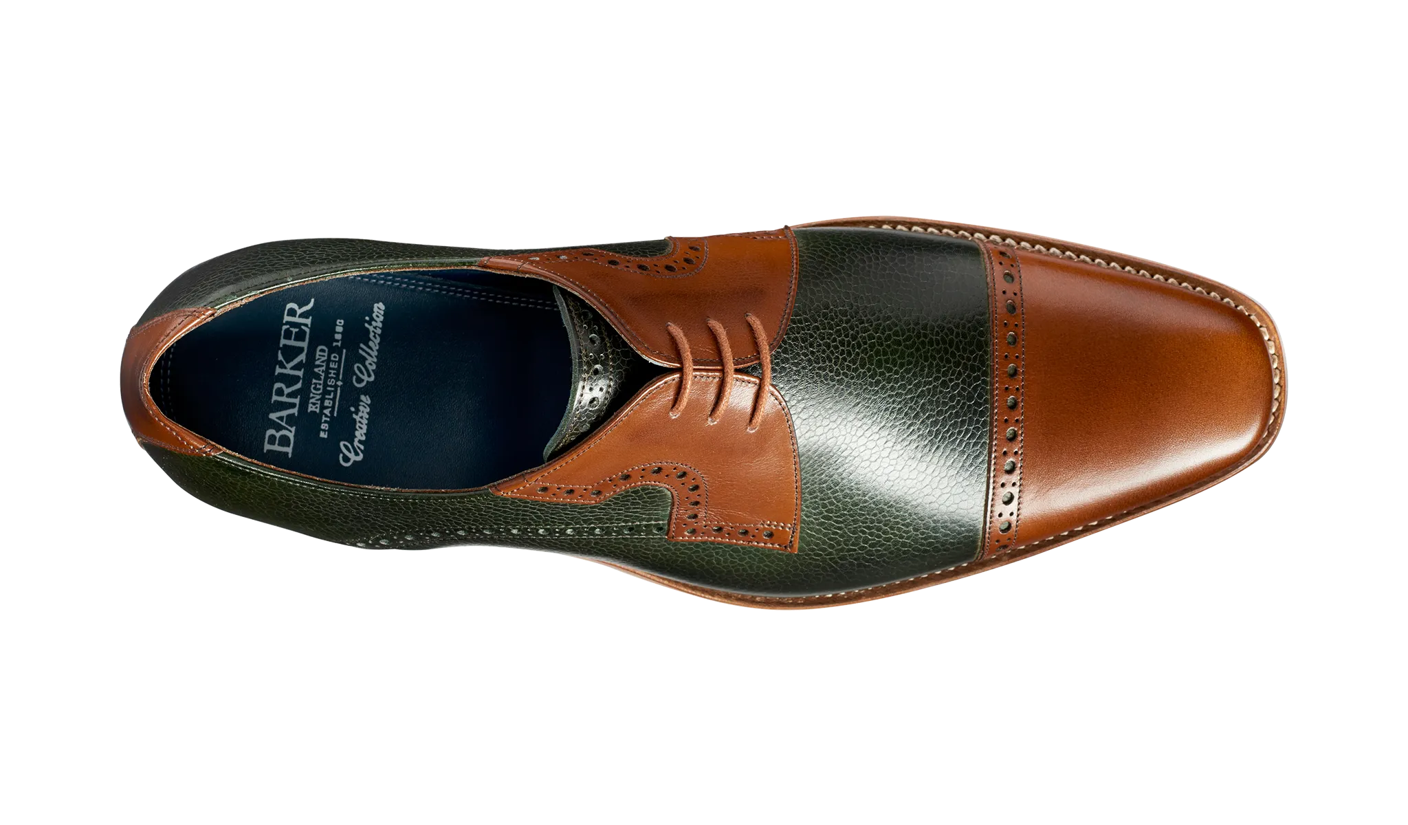 Ashton - Green Grain / Walnut Calf