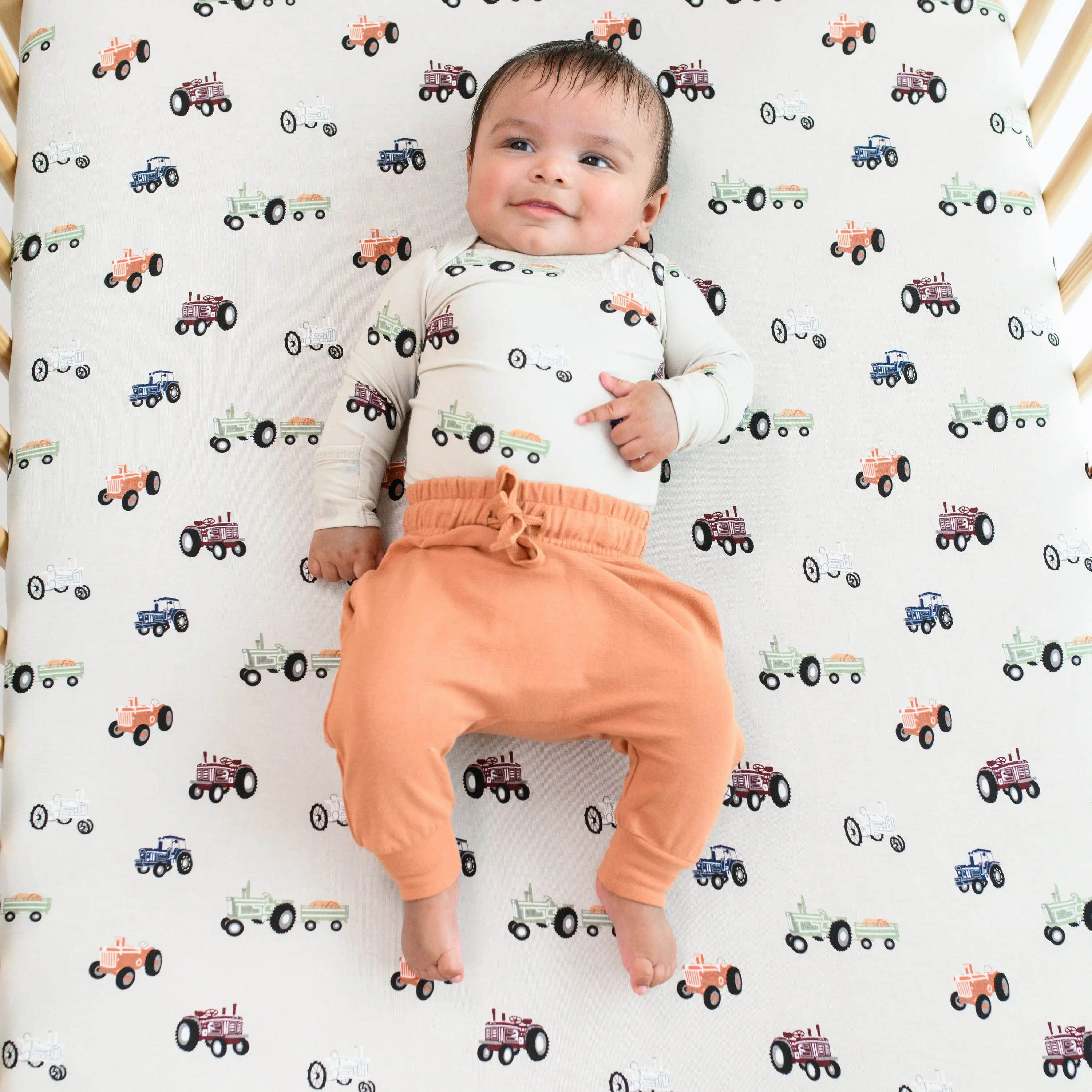 Bamboo Jersey Harem Pants in Apricot