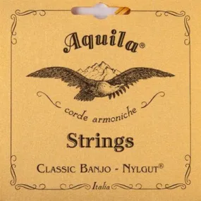 Banjo Strings – Aquila Nylgut – Classic 5 String Banjo – Medium Tension – DBGDG Tuning – 1B