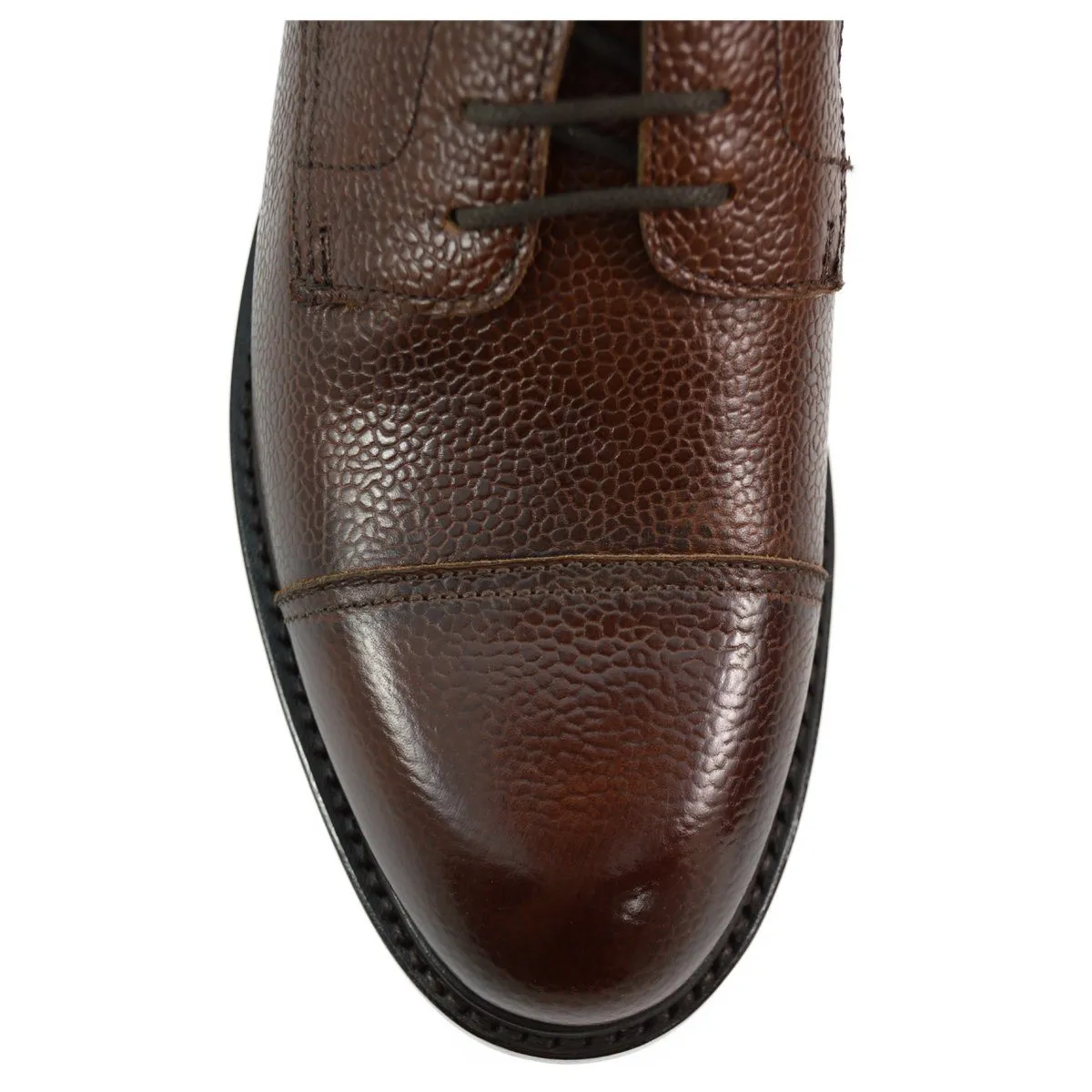 Berwick 1707 Grain Cap Toe Boot (321) - Dark Brown