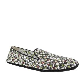 Bottega Veneta Women's Floral Green / Red / Black Fabric / Leather Ballet Flats (38.5 EU / 8.5 US)