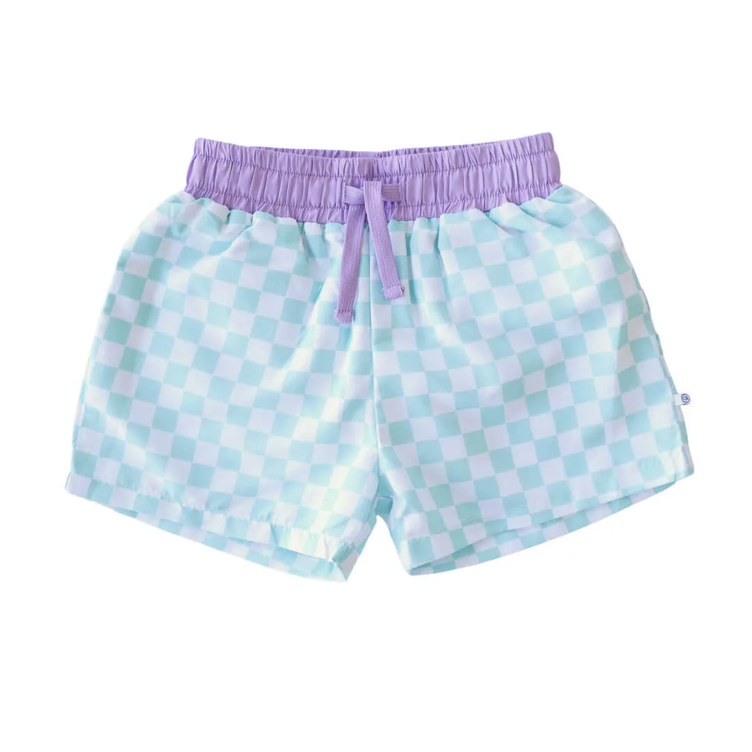 Boy's Swim Trunks | All Checked Out