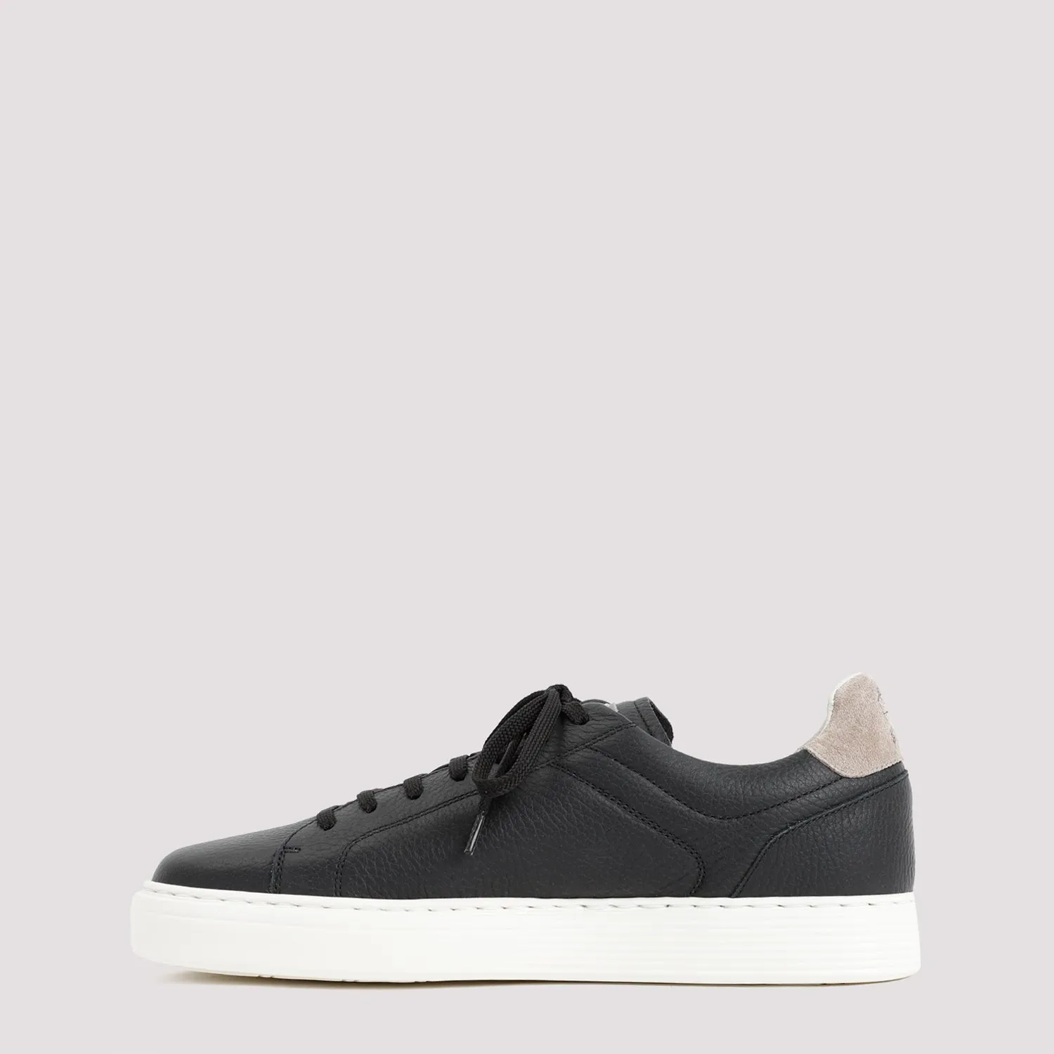 CALFSKIN TRAINERS WITH GRAIN