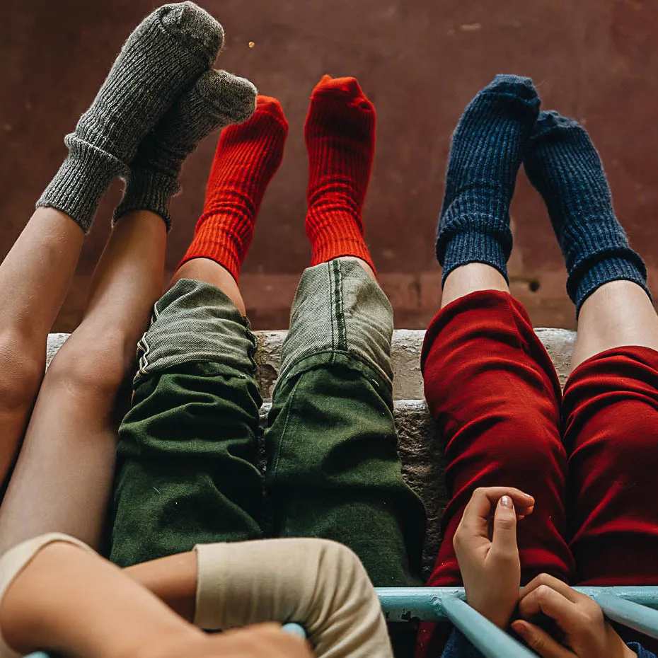 Child's Chunky Organic Wool Socks