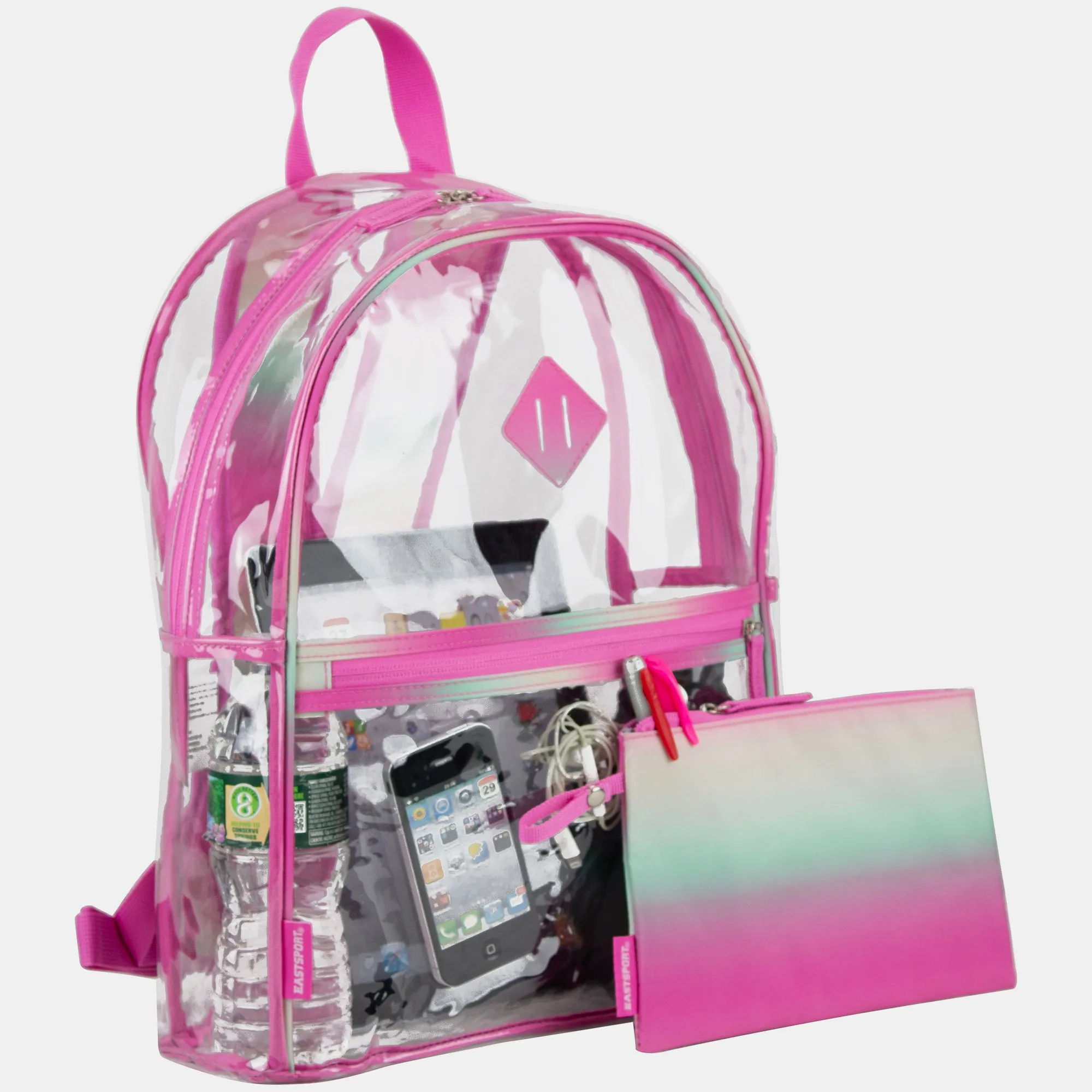 Clear Backpack with Pencil Case