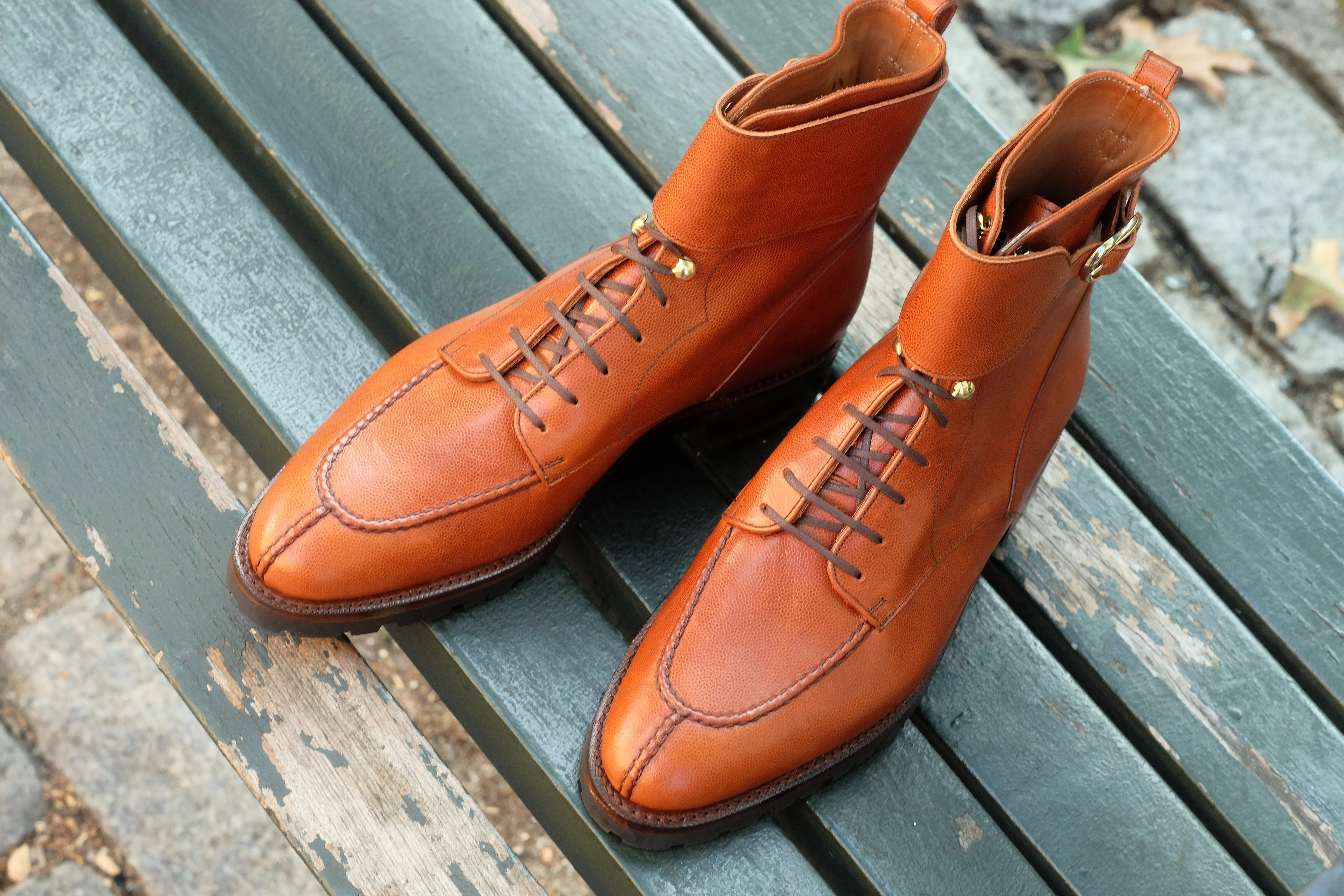 Colville - MTO - Cognac Pin Grain - TMG Last - Commando Sole