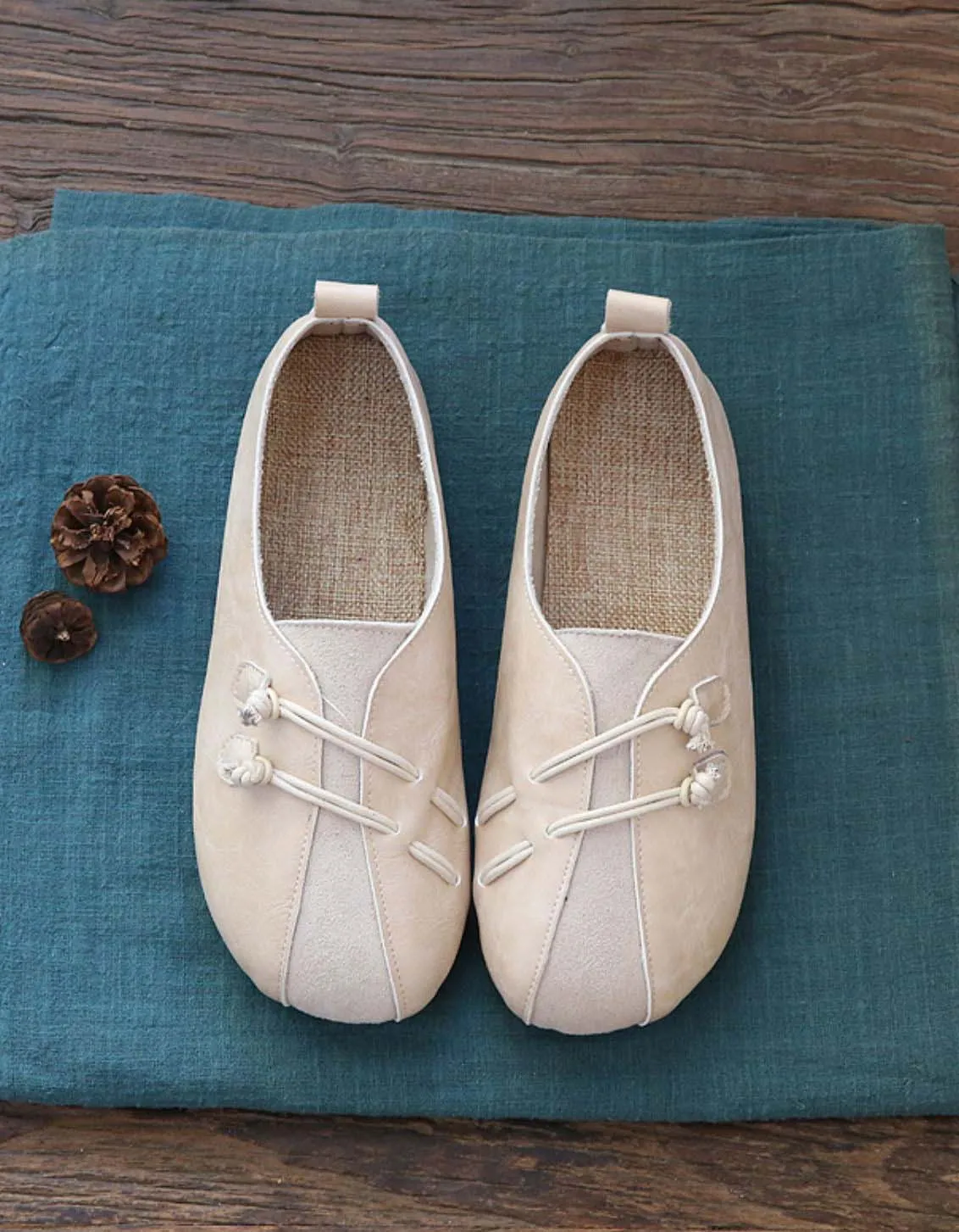 Comfortable Light-weight Retro Slip-on Flats