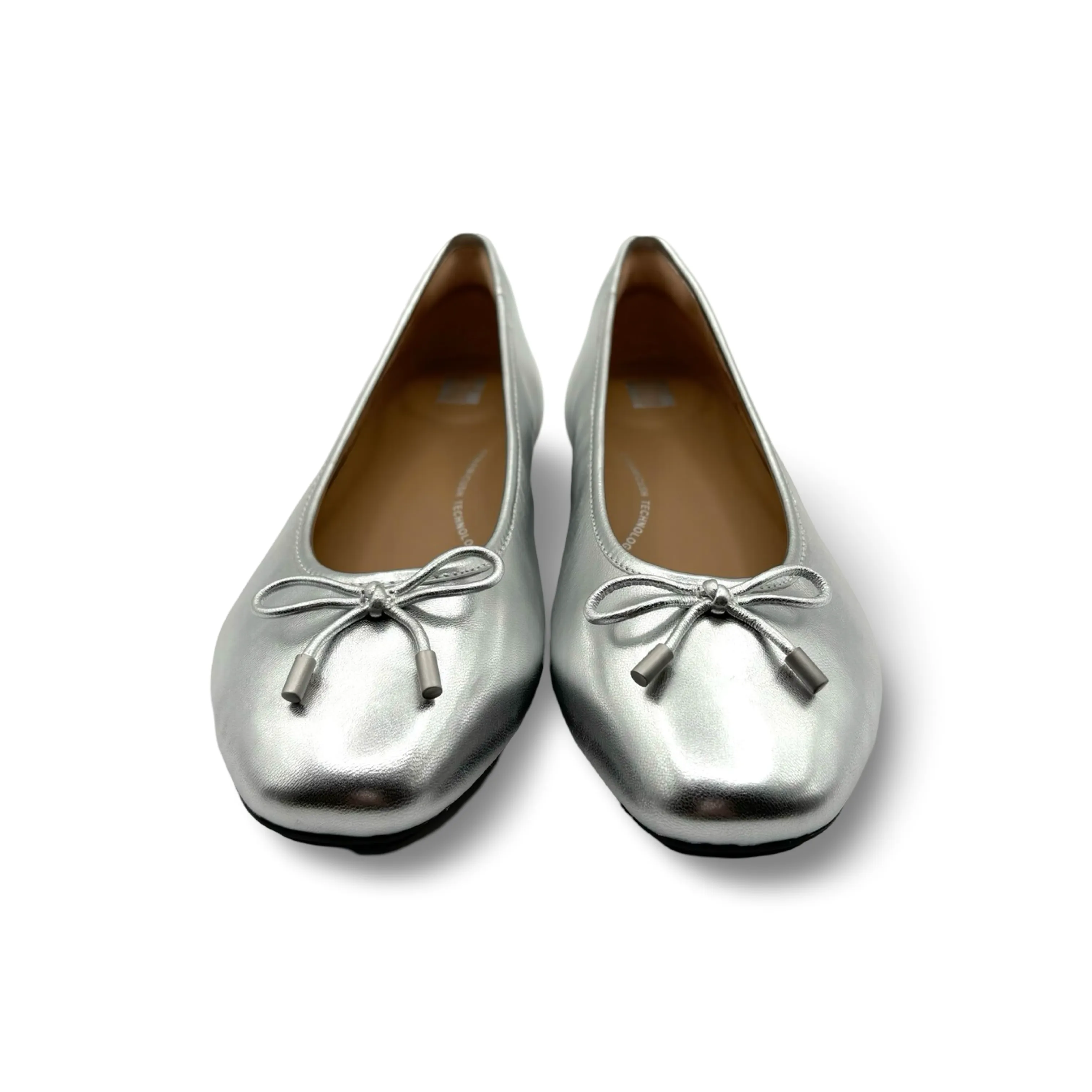 Delicato Silver Ballet Flat