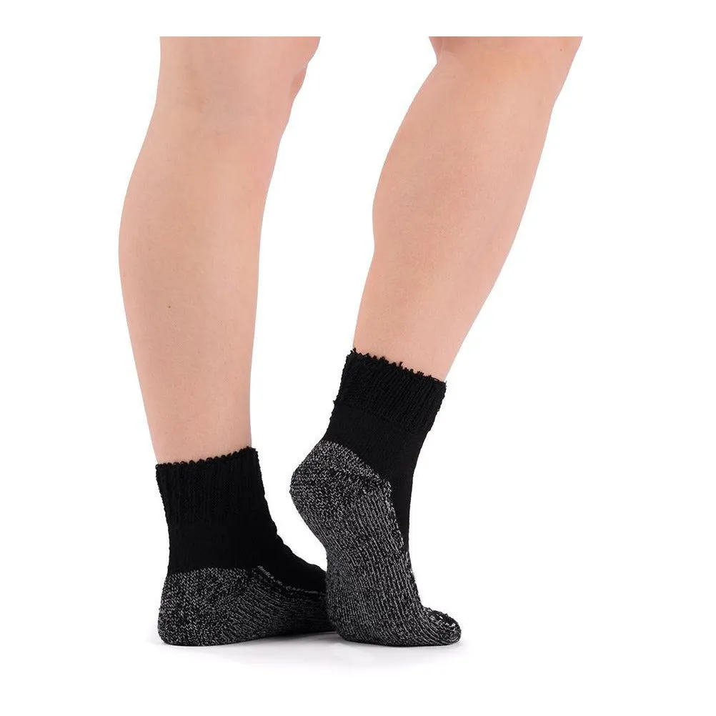 Doc Ortho Casual Comfort Antimicrobial Diabetic 1/4 Crew Socks