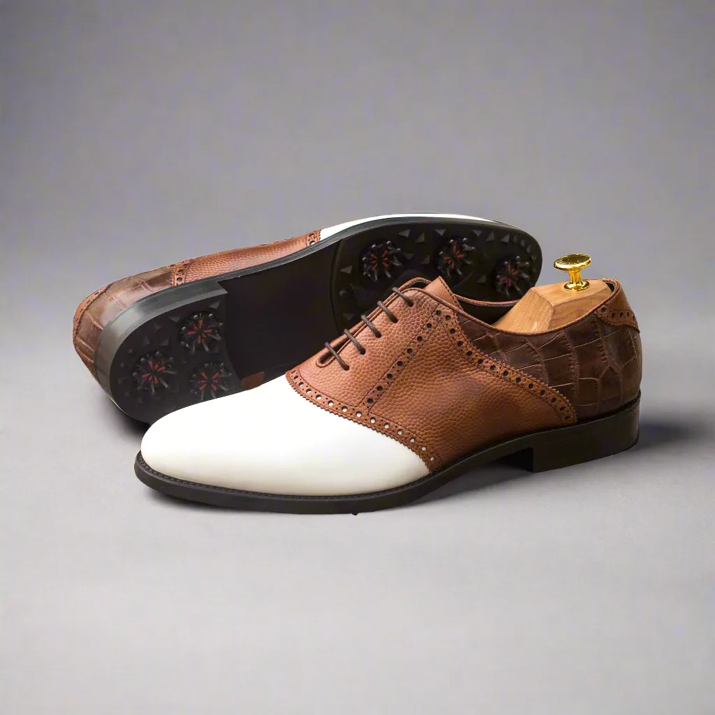 Dopud saddle golf shoes