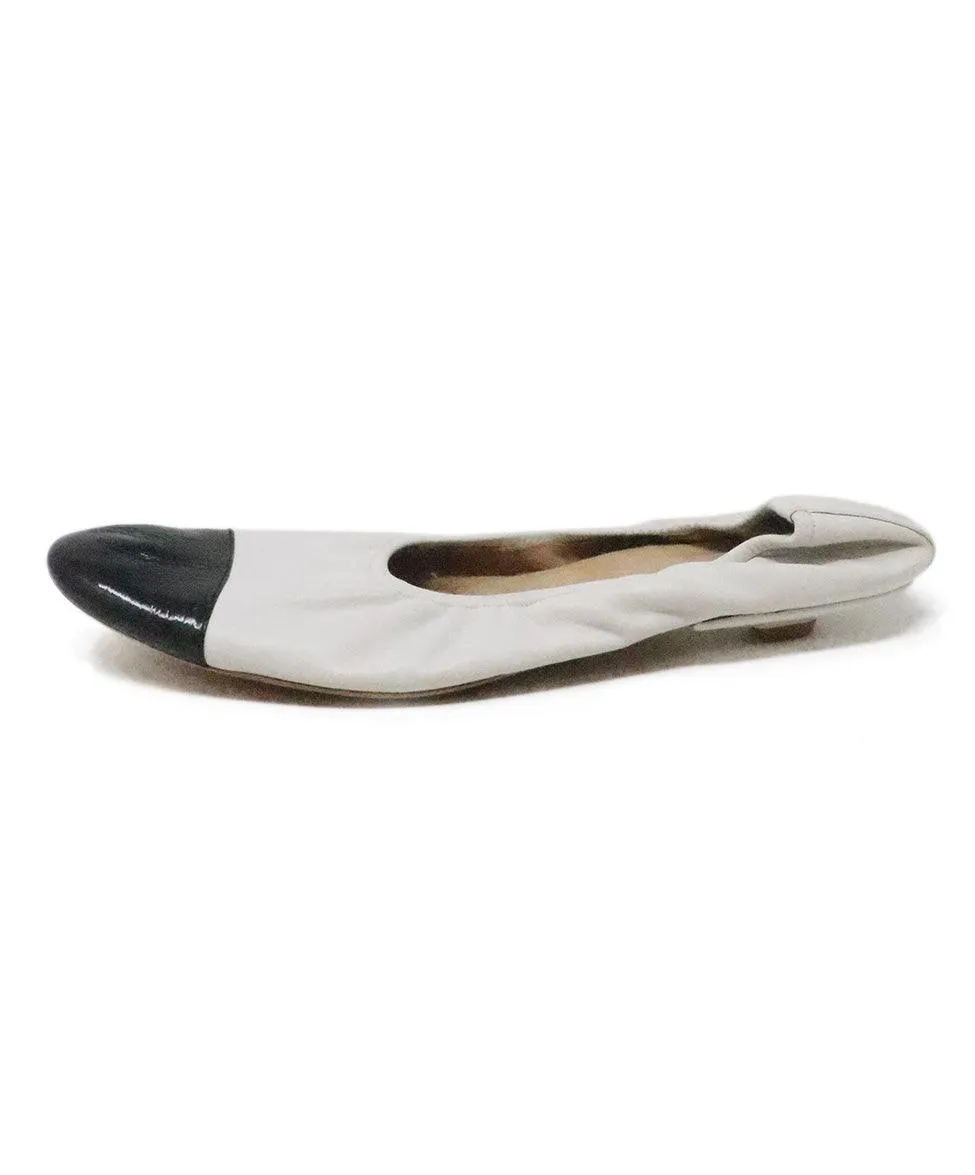 Dries Van Noten B&W Leather Flats sz 9