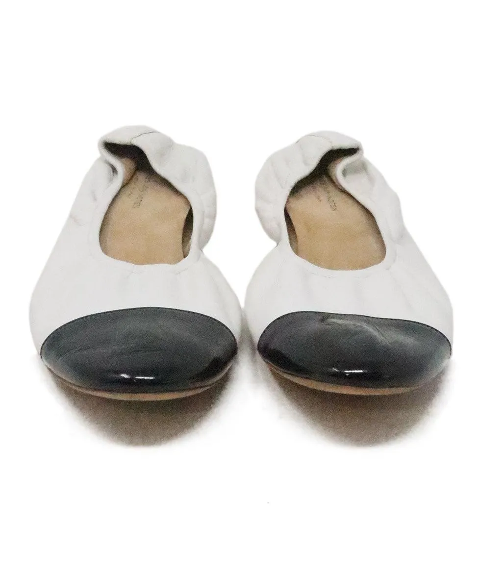 Dries Van Noten B&W Leather Flats sz 9