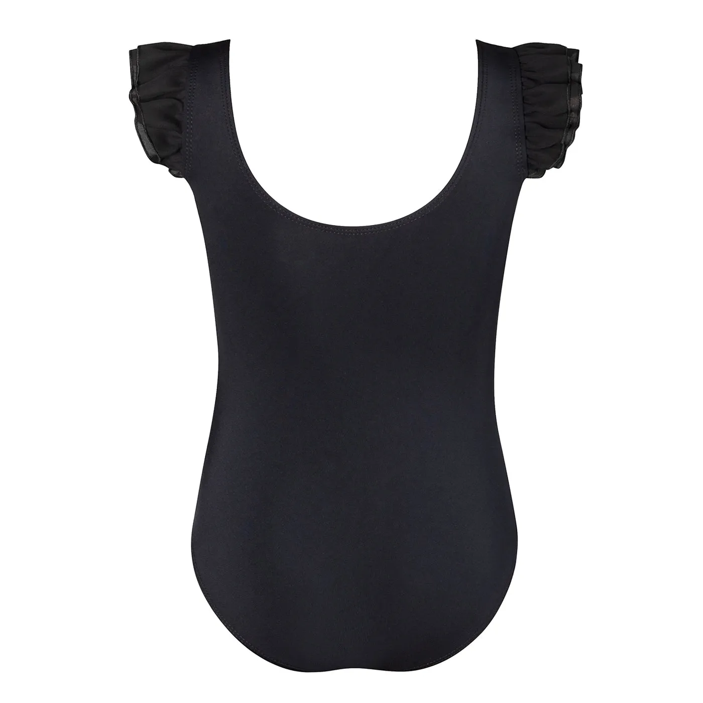 Emery Frill Sleeve Leotard | Black | Child