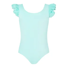 Emery Frill Sleeve Leotard | Mint | Child