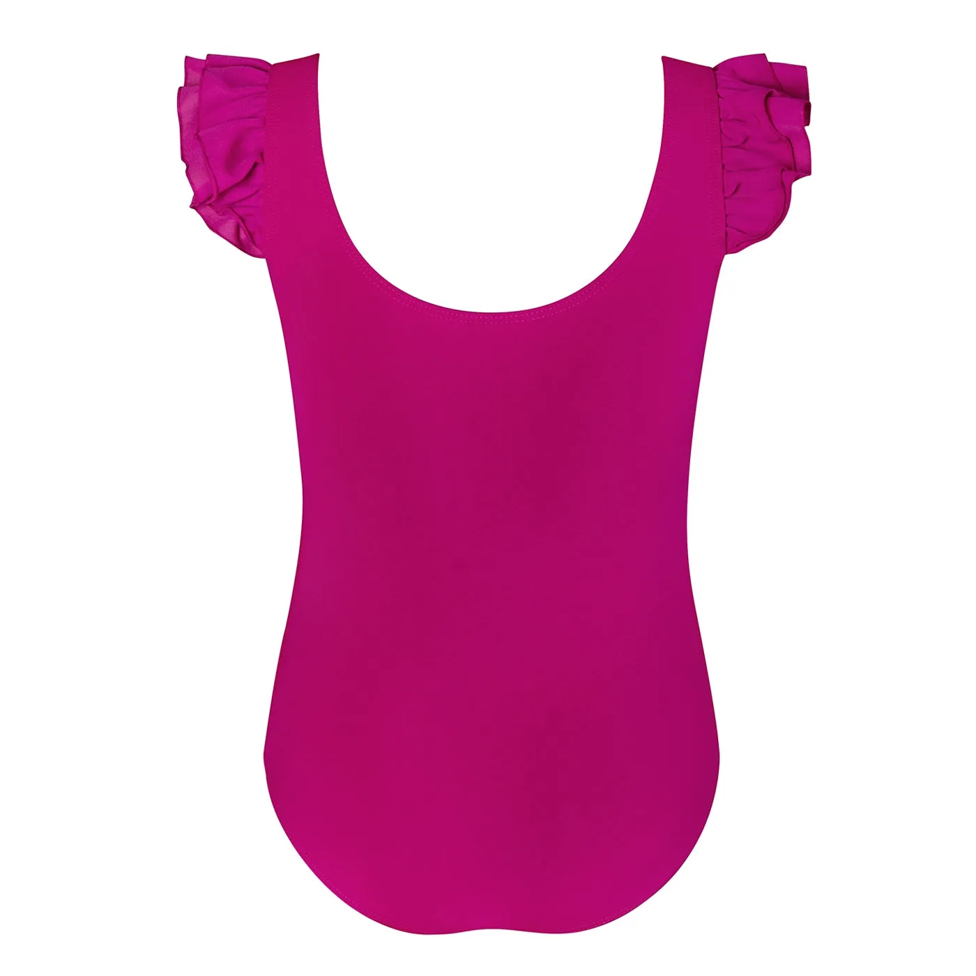 Emery Frill Sleeve Leotard | Mulberry | Child