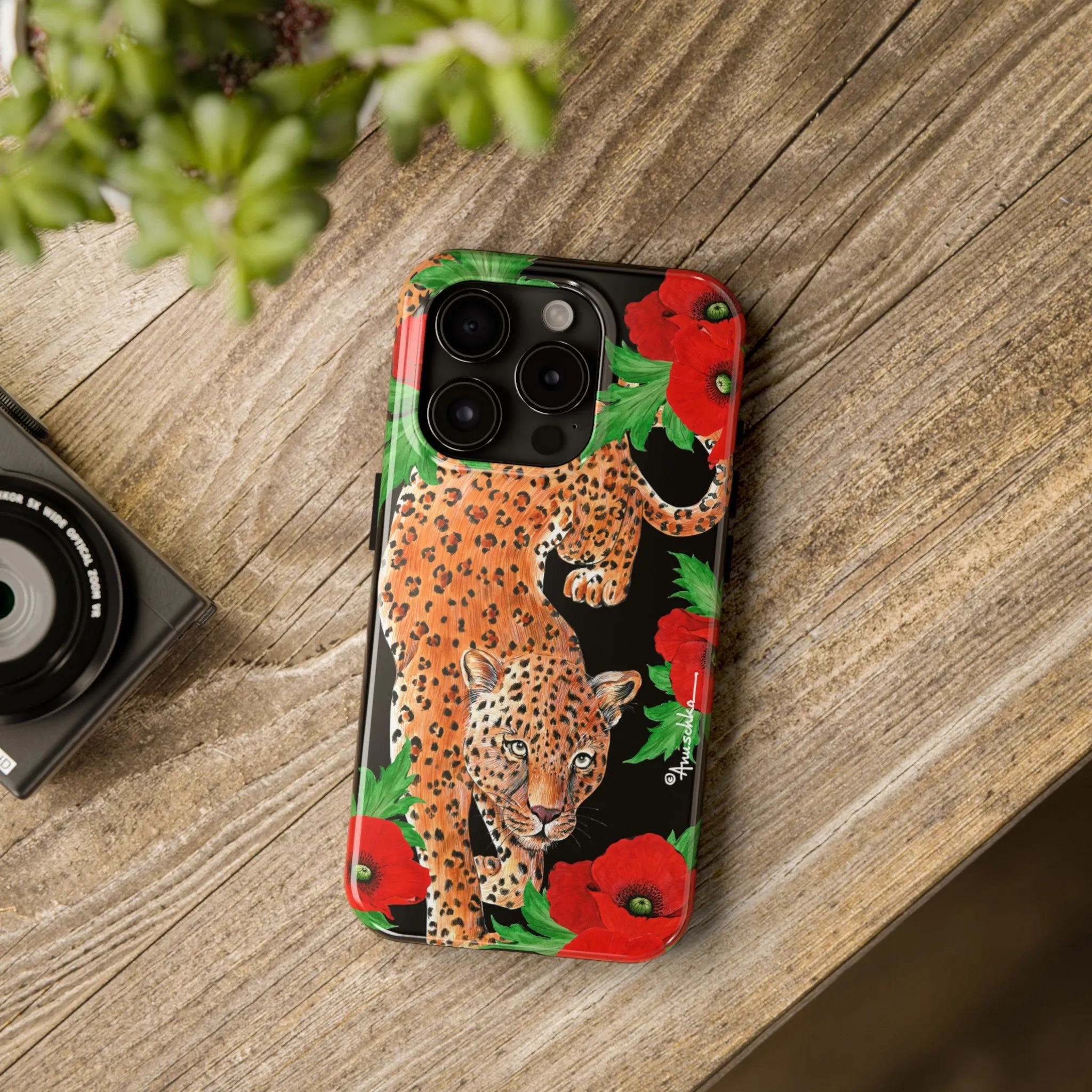 Enigmatic Leopard Tough Phone Cases