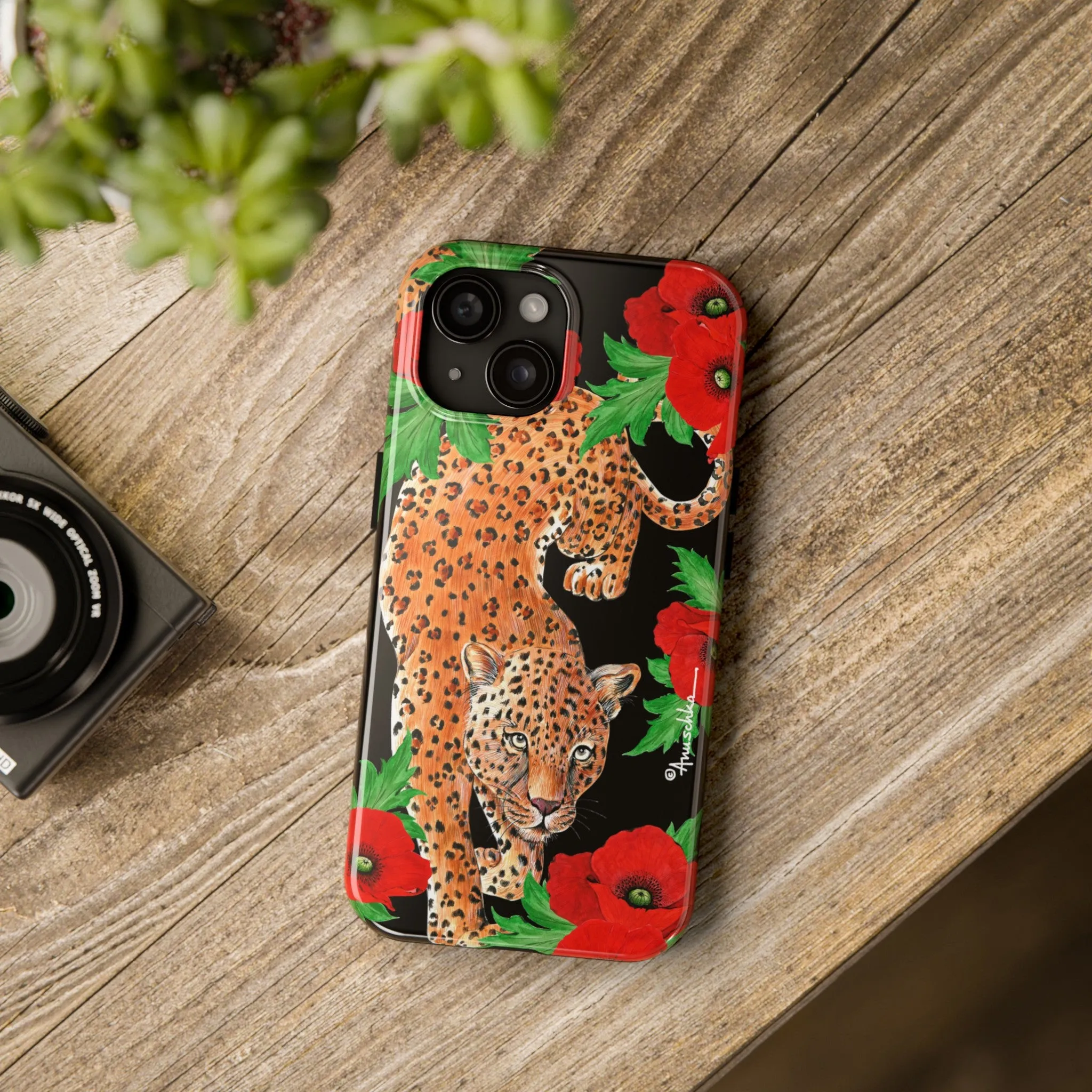 Enigmatic Leopard Tough Phone Cases