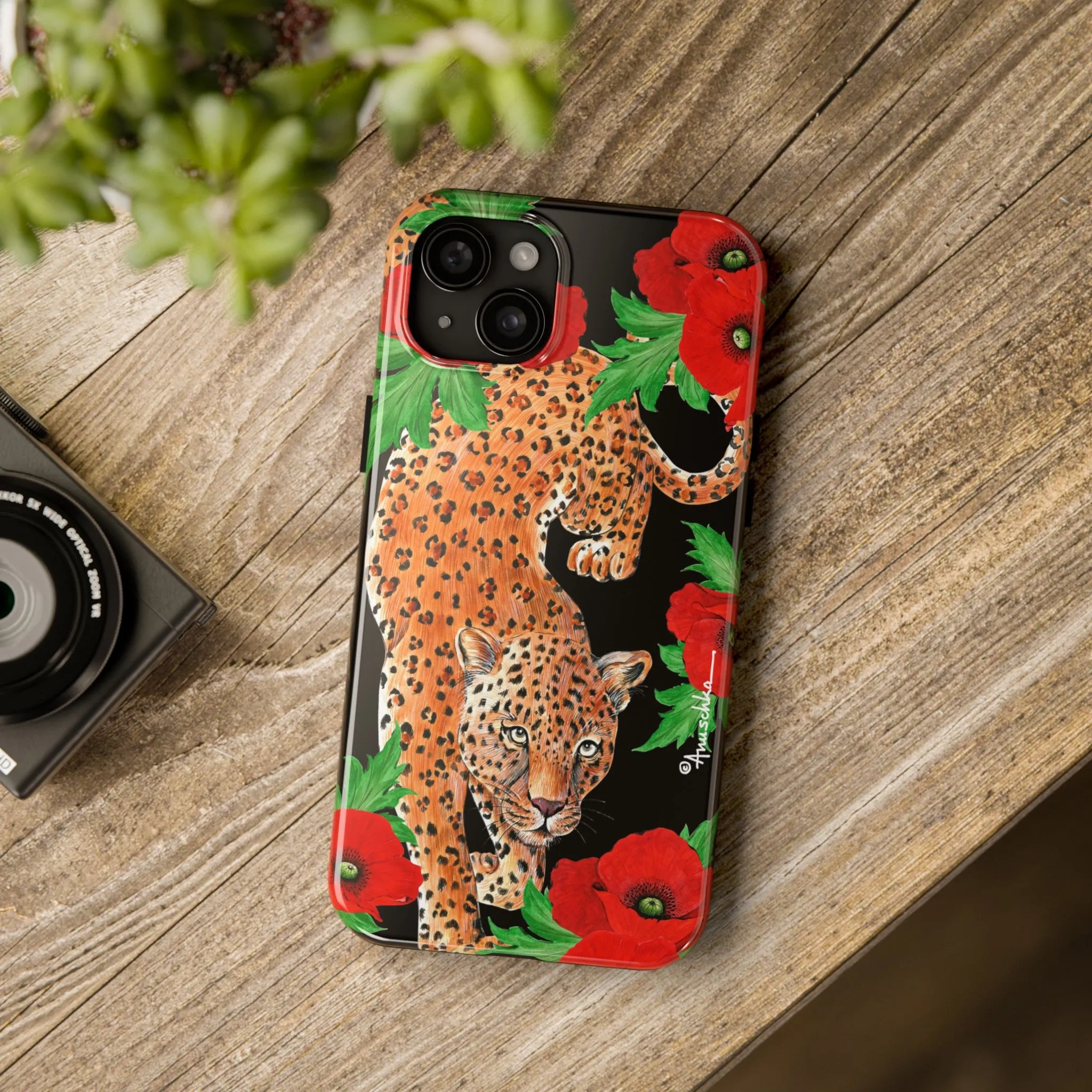 Enigmatic Leopard Tough Phone Cases