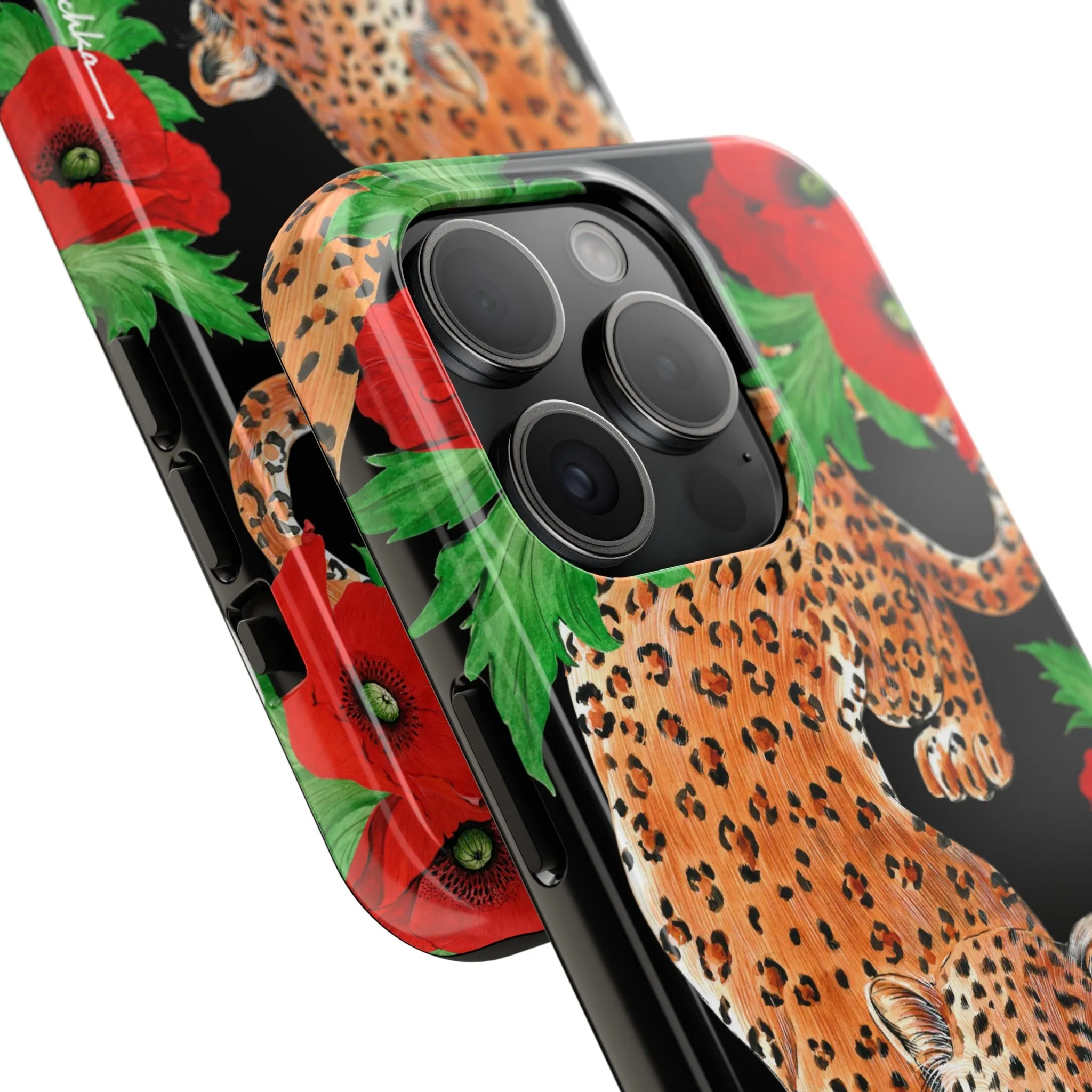 Enigmatic Leopard Tough Phone Cases