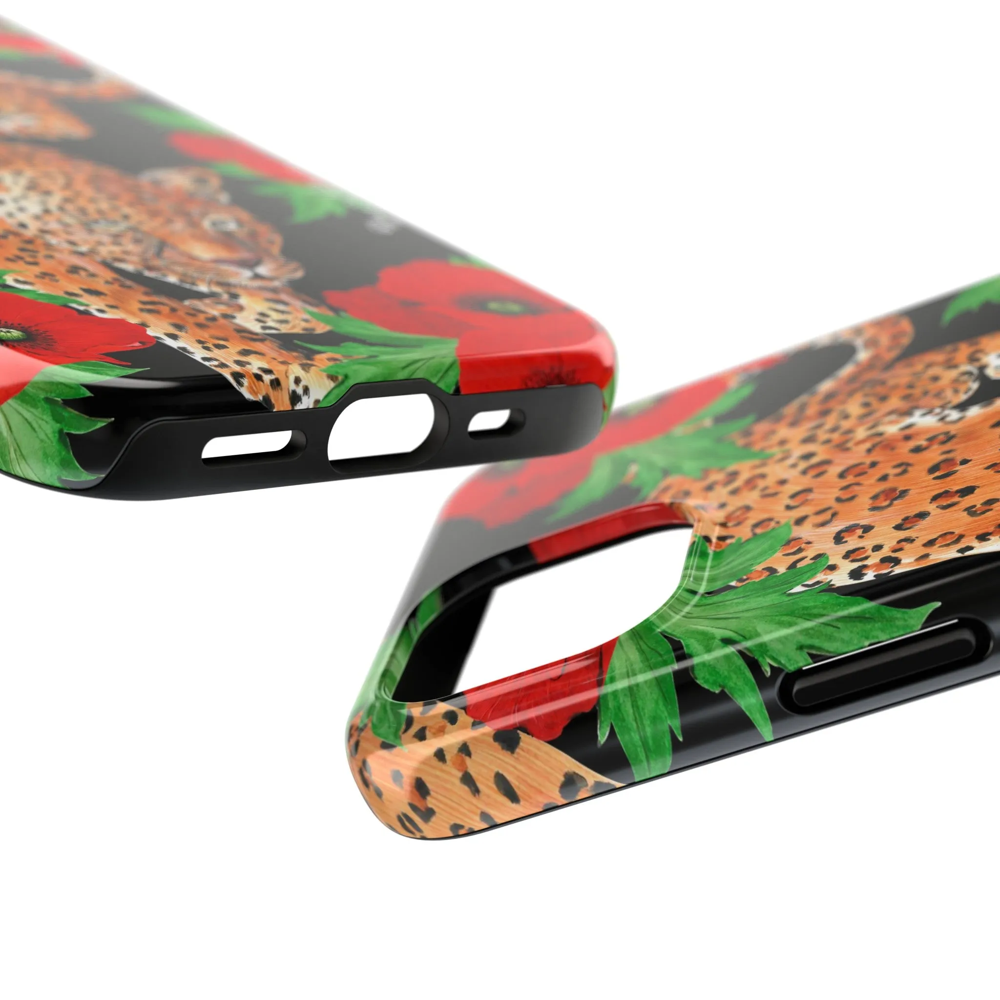 Enigmatic Leopard Tough Phone Cases