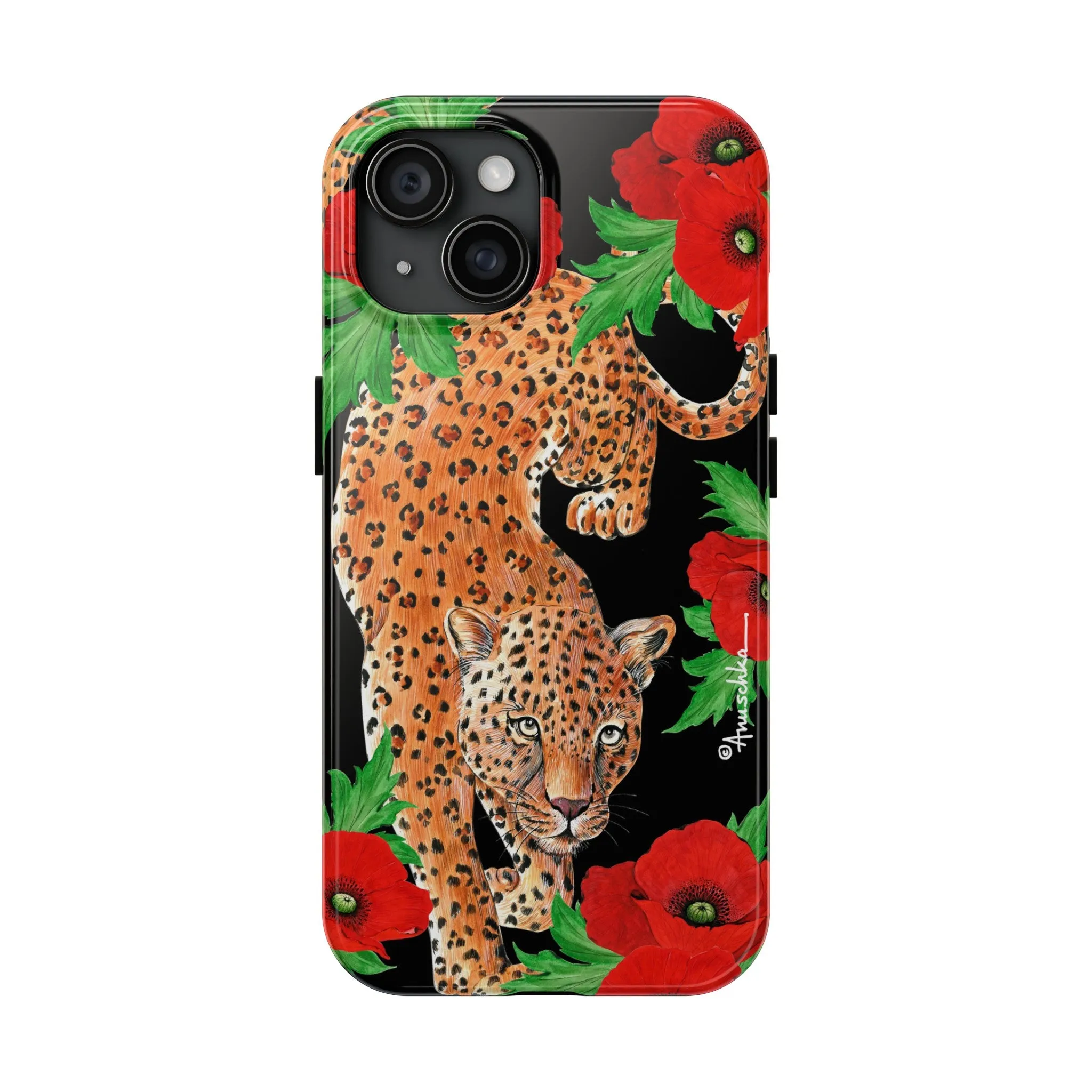 Enigmatic Leopard Tough Phone Cases