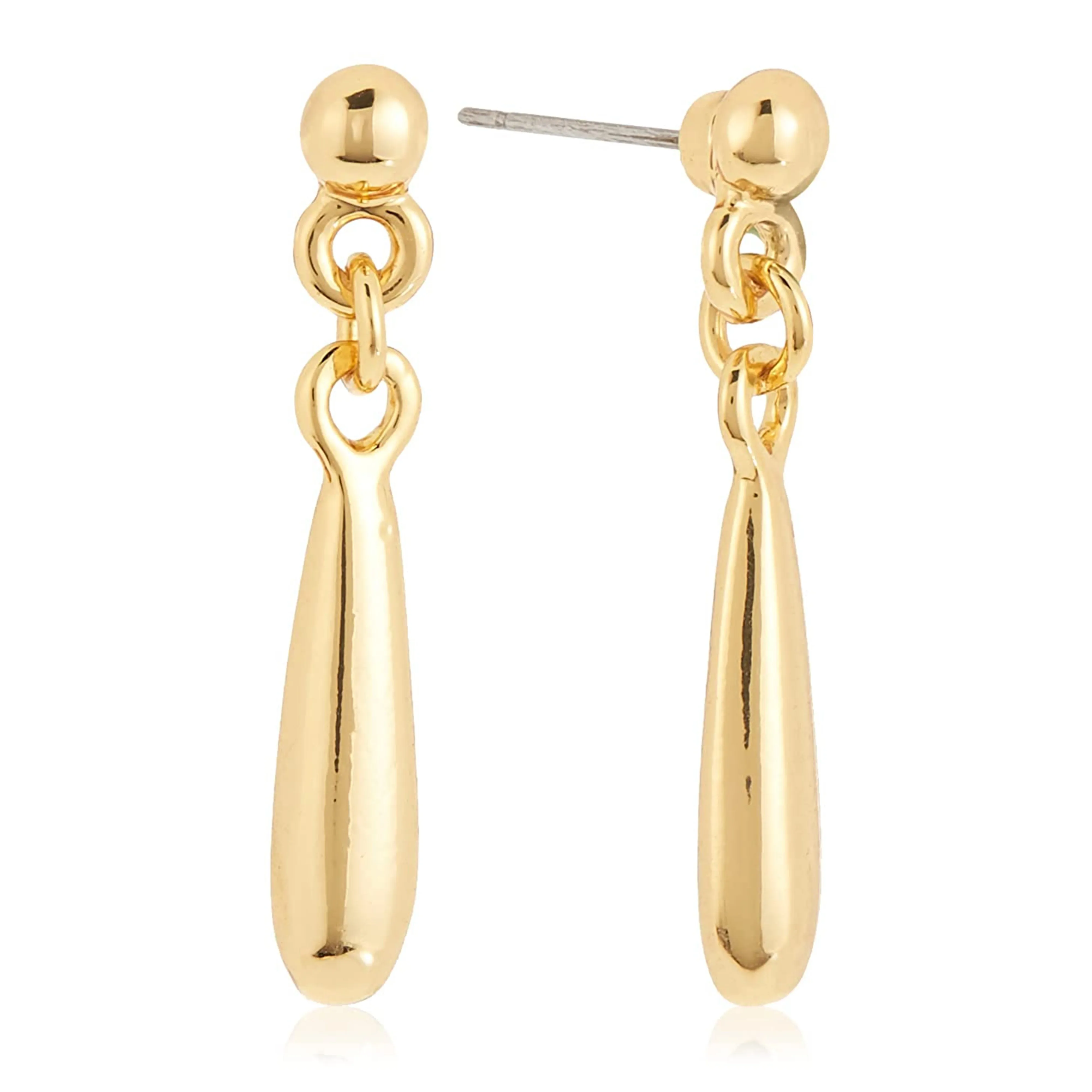 Estele Gold Plated Ballet Designer Drop Earrings for Girls and Women