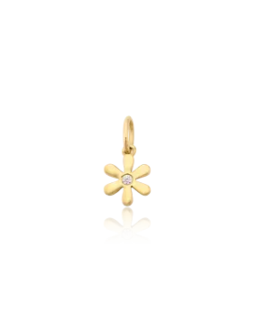 Flower Charm - 18K Gold Vermeil