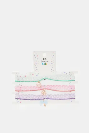 Girls Assorted Embellished Choker Set (6 Piece)