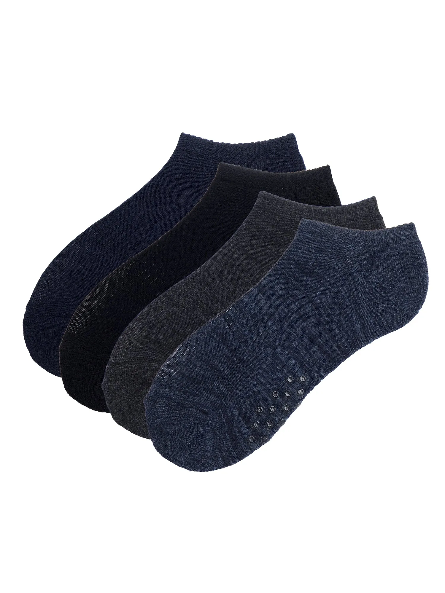 Grippers | Classic Box Of 4 Pairs | Low Cut Lounging Socks