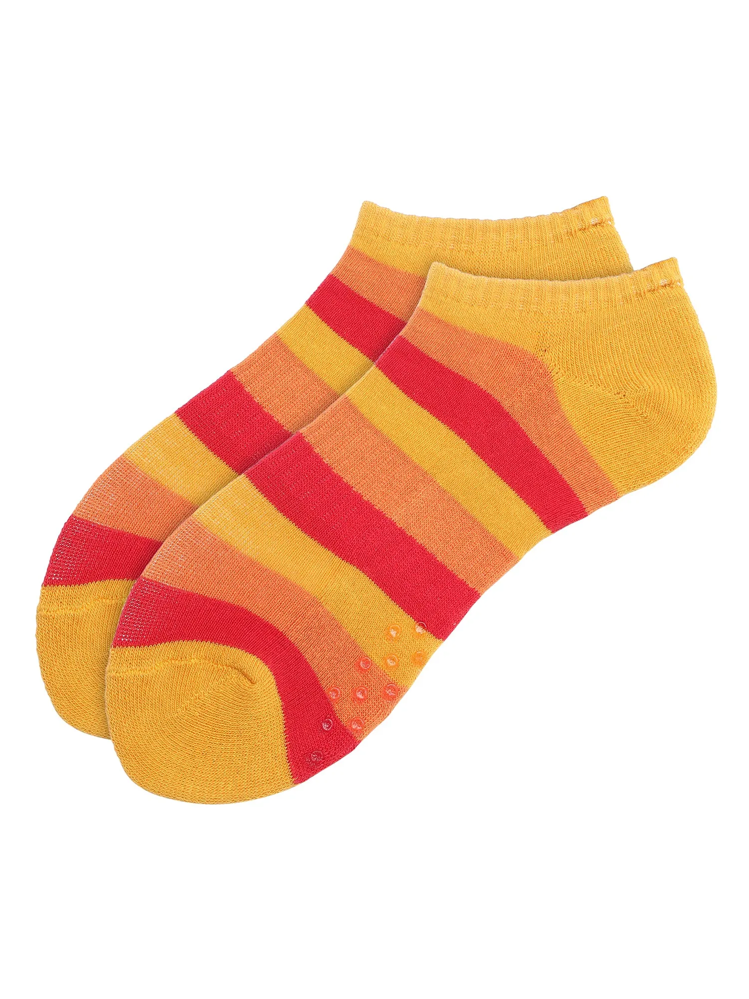 Grippers | Stand Out Box Of 4 Pairs | Low Cut Lounging Socks