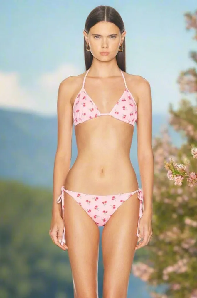 Harbor Bikini in Cherry Pink