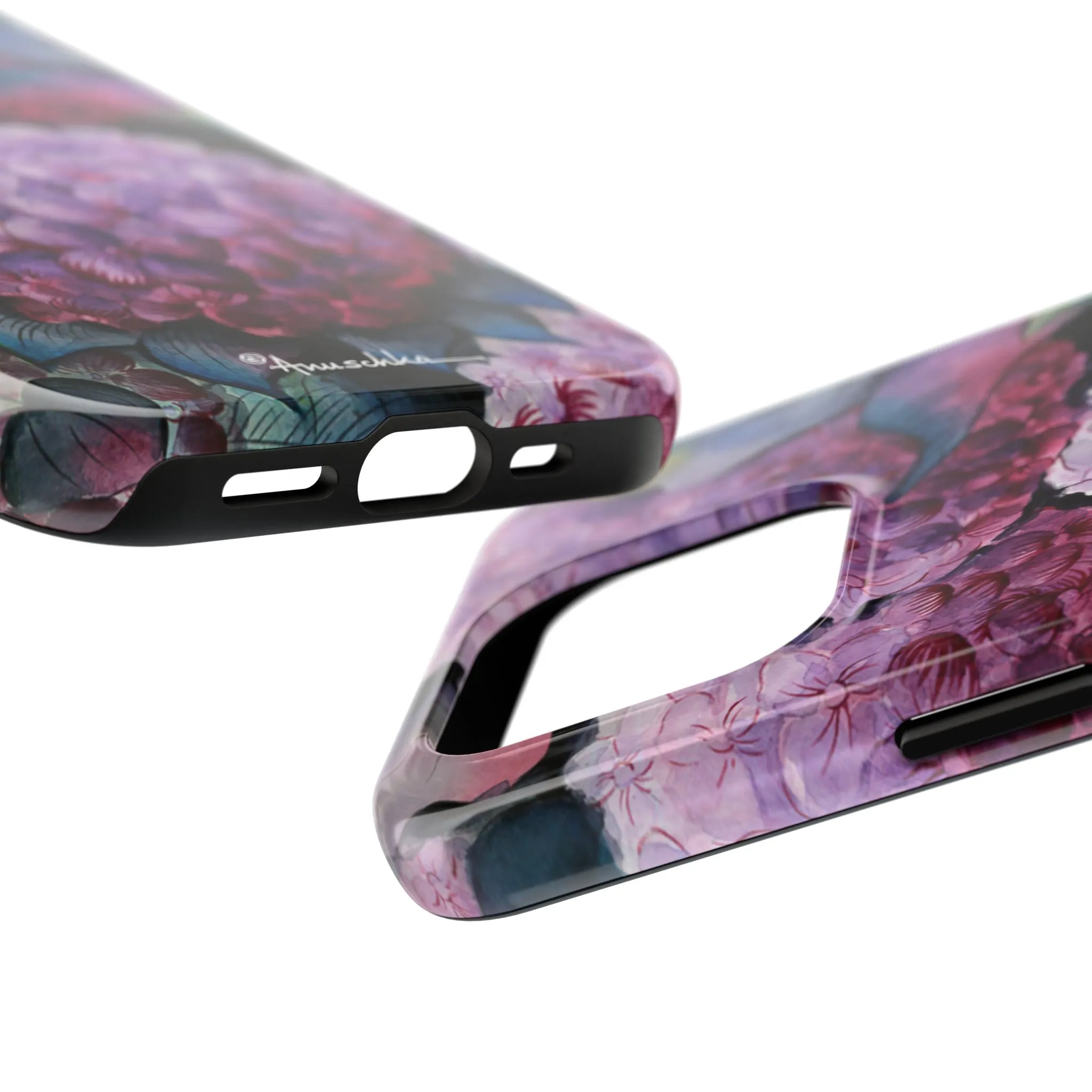 Hypnotic Hydrangeas Tough Phone Cases