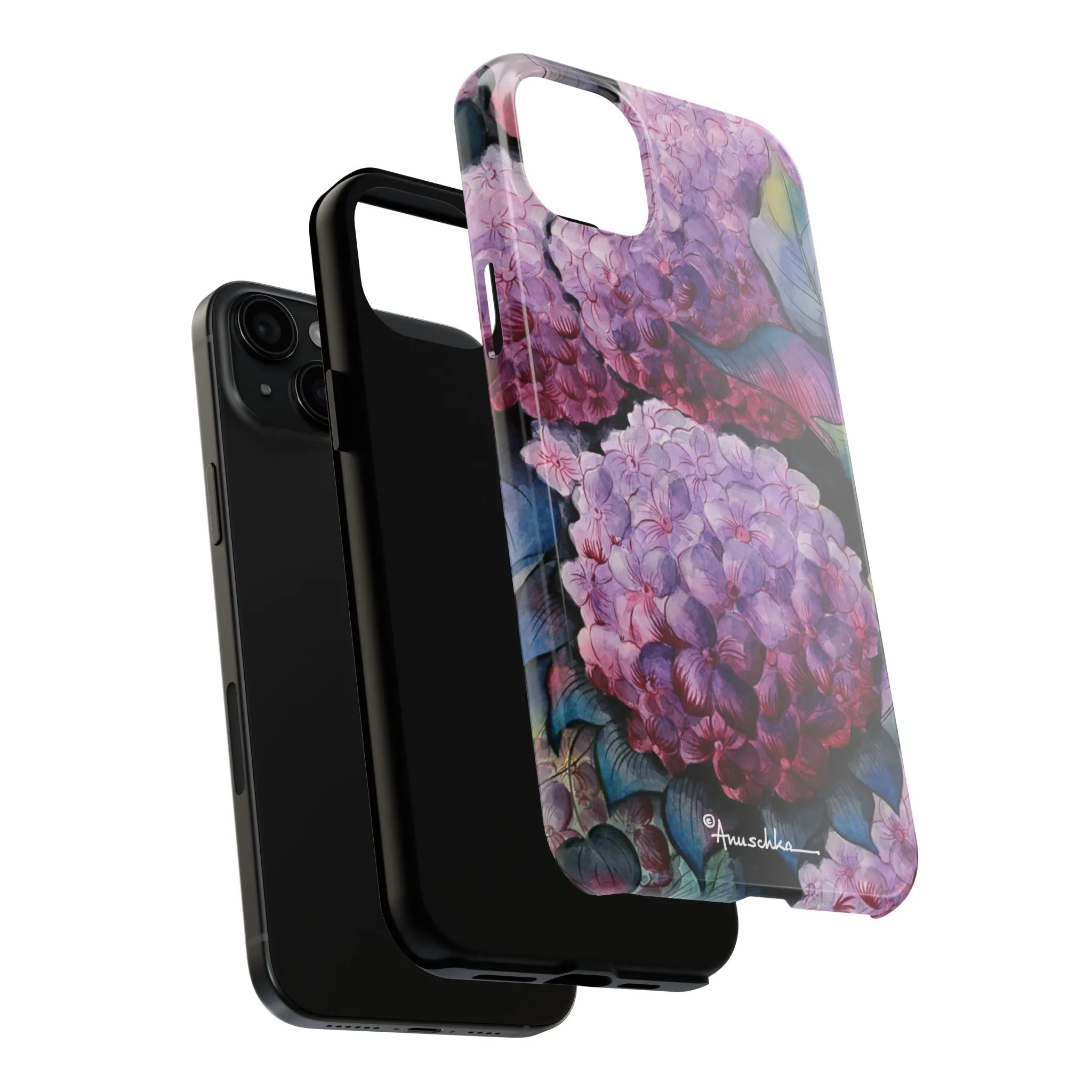 Hypnotic Hydrangeas Tough Phone Cases