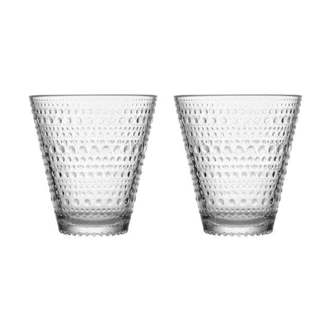 IITTALA | Glassware | KASTEHELMI Tumbler 30cl - Clear 2pcs