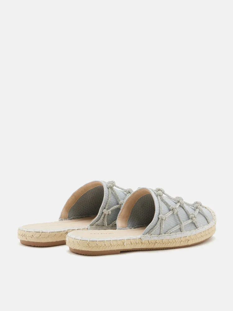 Jaylen Embellished Espadrille Mules