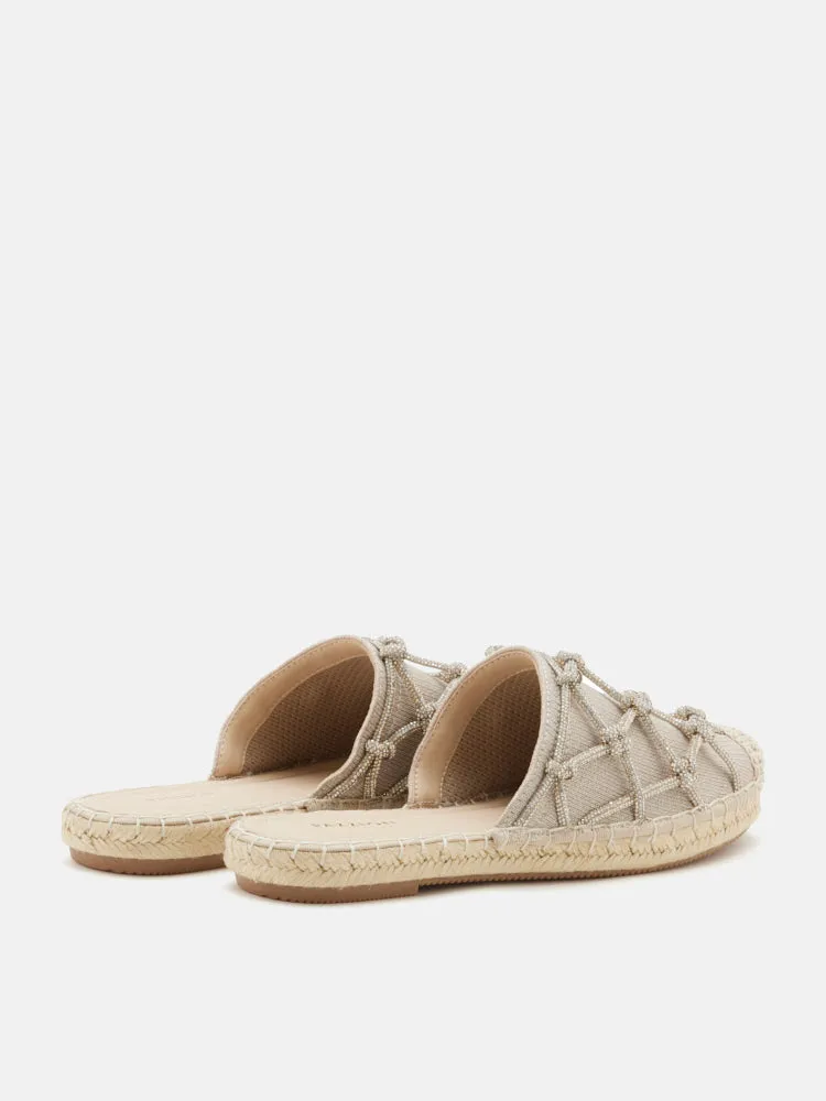 Jaylen Embellished Espadrille Mules