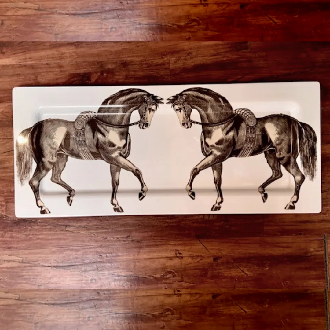 Large Equestrian Platter