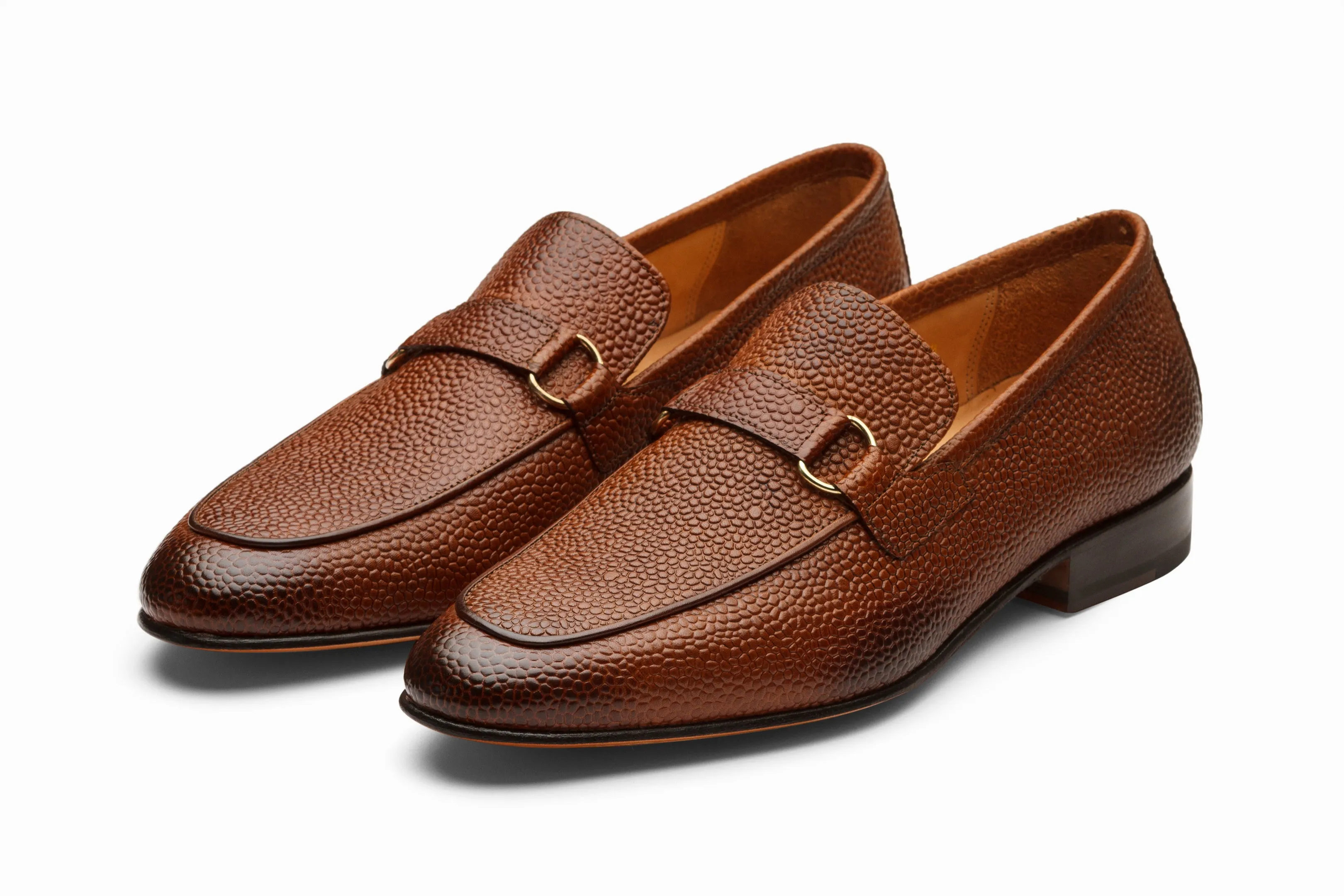 Lorenzo Leather Loafers- Cedar Grain