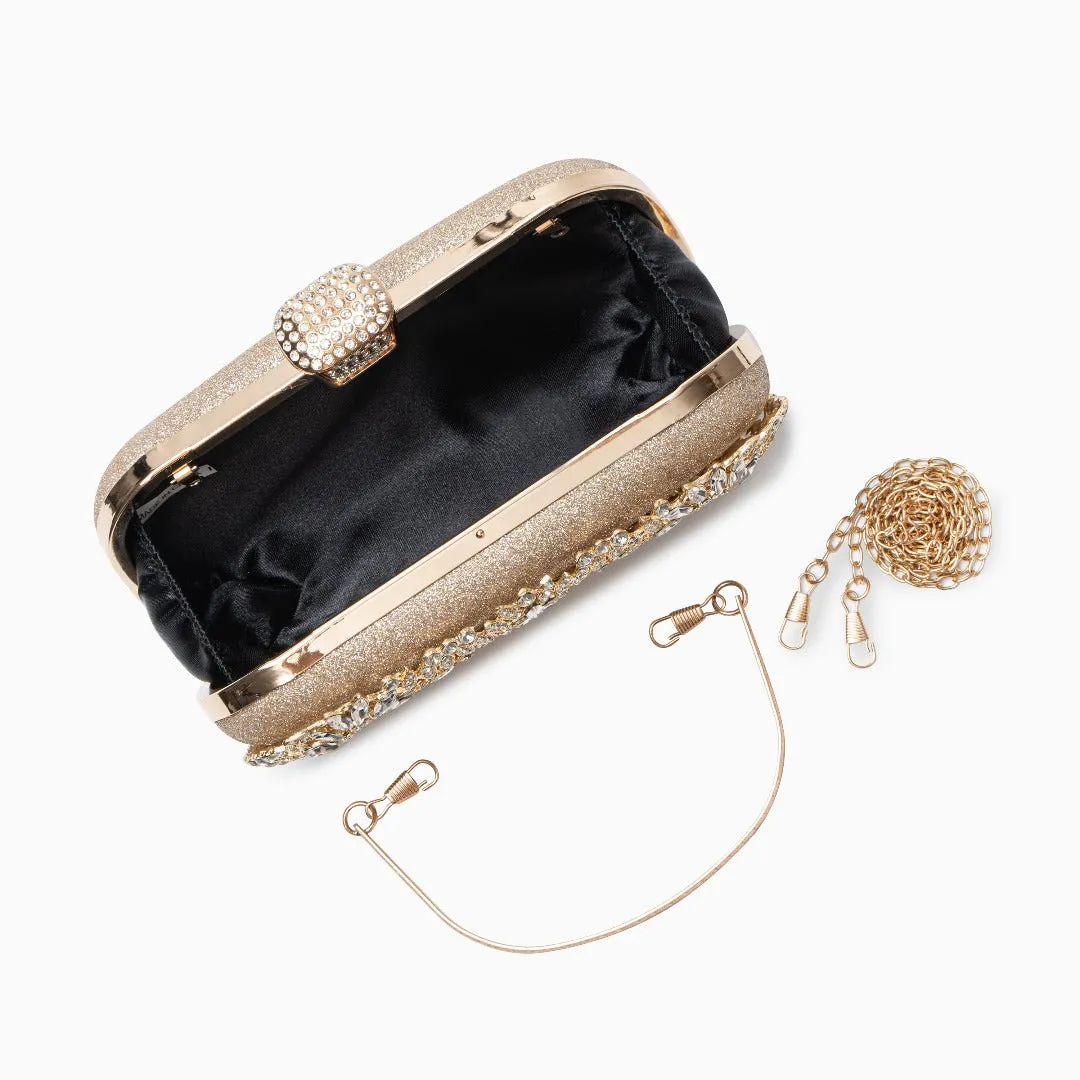 Luxurious Flower Clutch Bag