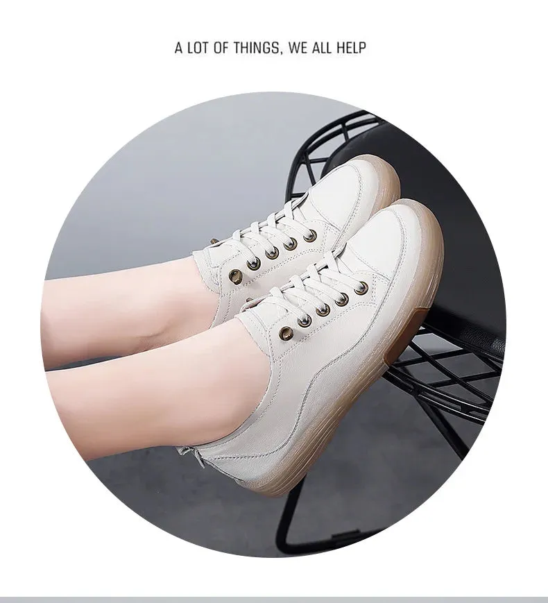 Spring Women's Shoes All-match Casual Platform Designer Sneakers Flats Sports for Gym