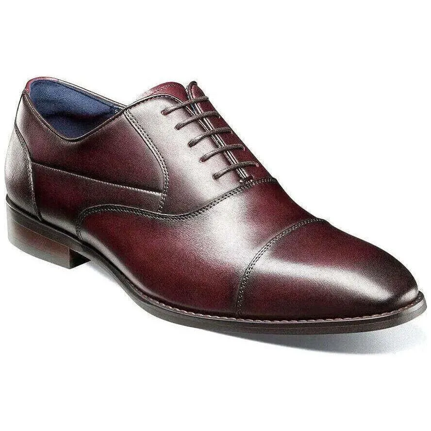 Stacy Adams Kallum Cap Toe Oxford Men's Shoes Burgundy 25568-601