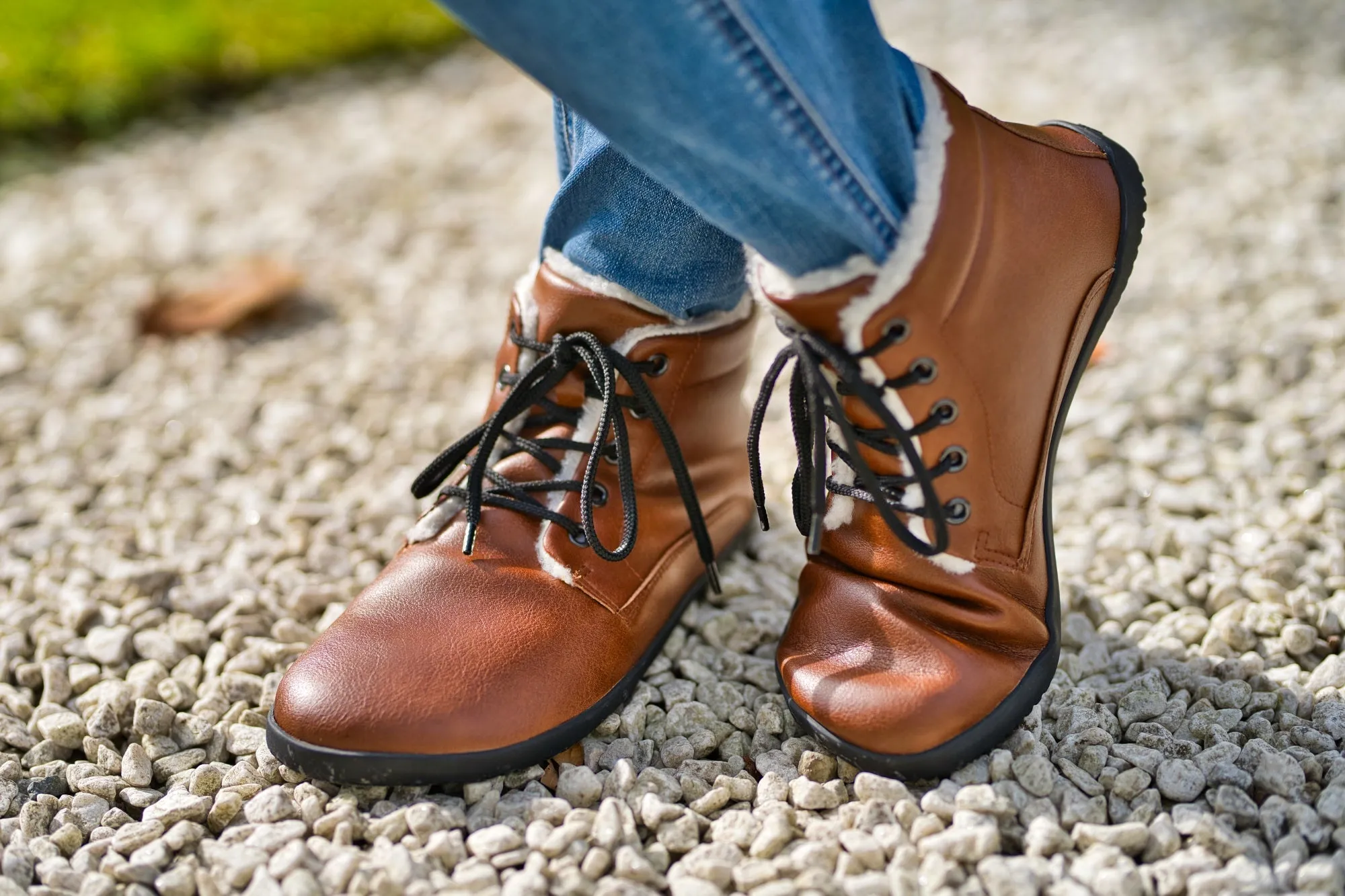 Sundara Winter Barefoot Men’s Ankle Boots - Light Brown