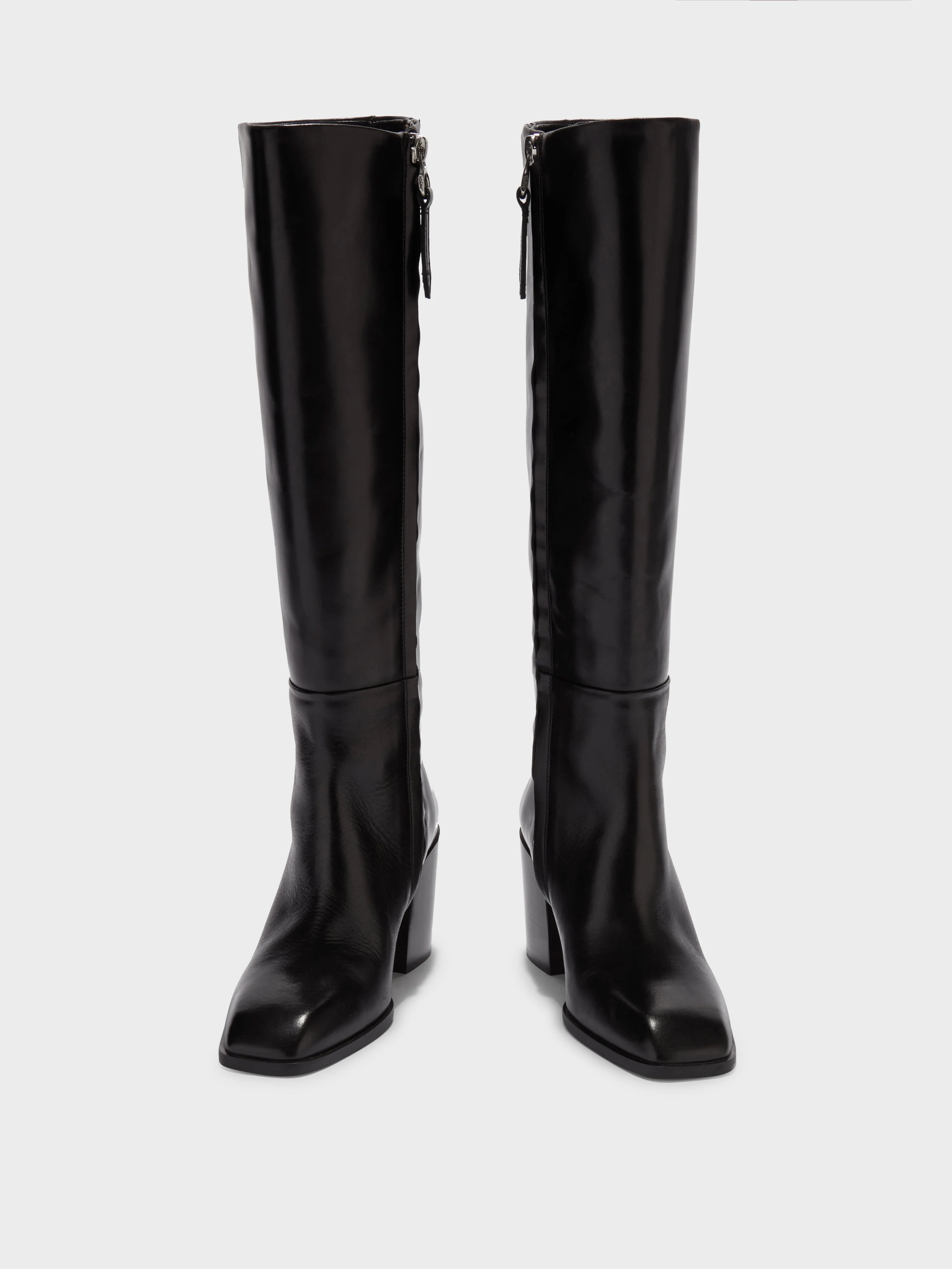 Teresa Leather Knee-High Boots