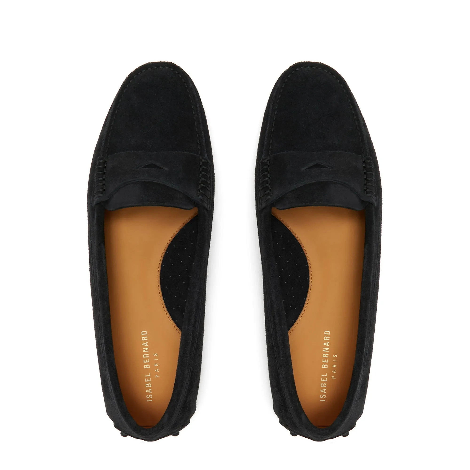 Vendôme Marie black suede moccasins