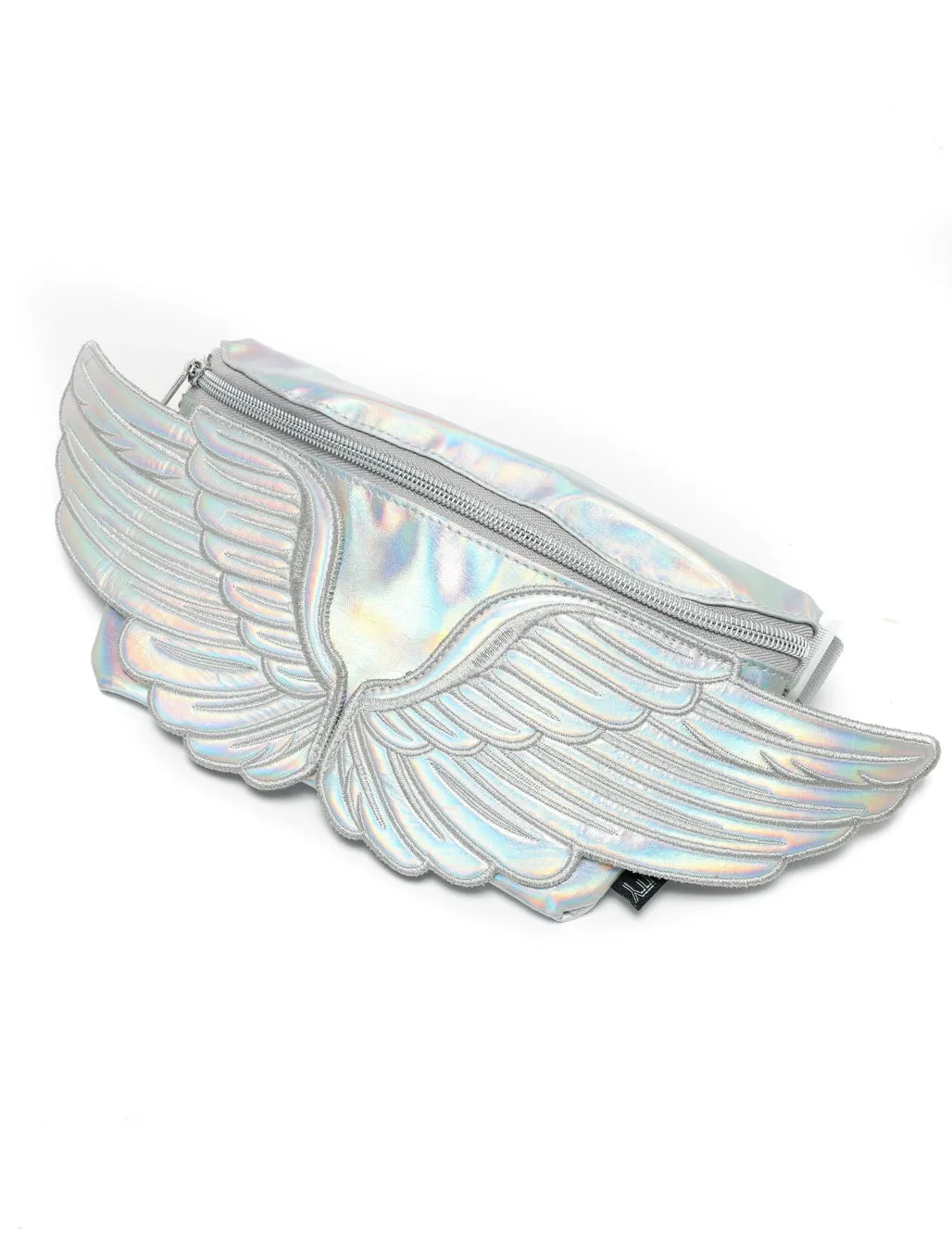 Wings ultra slim fanny pack silver